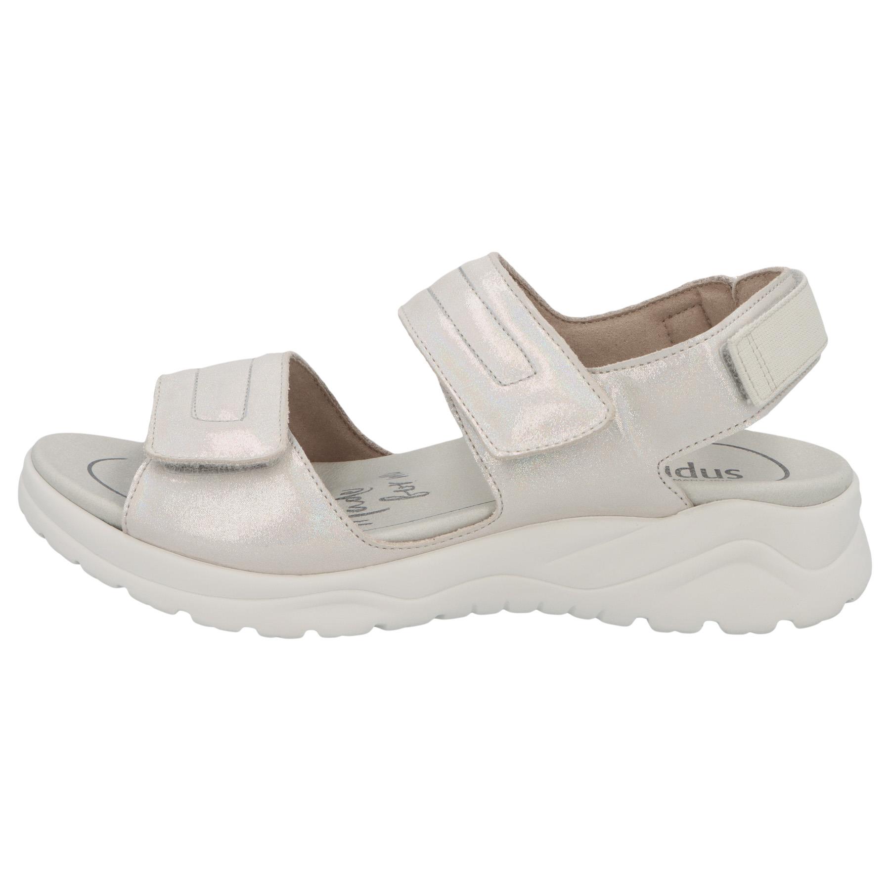 graue sandale seitenansicht links