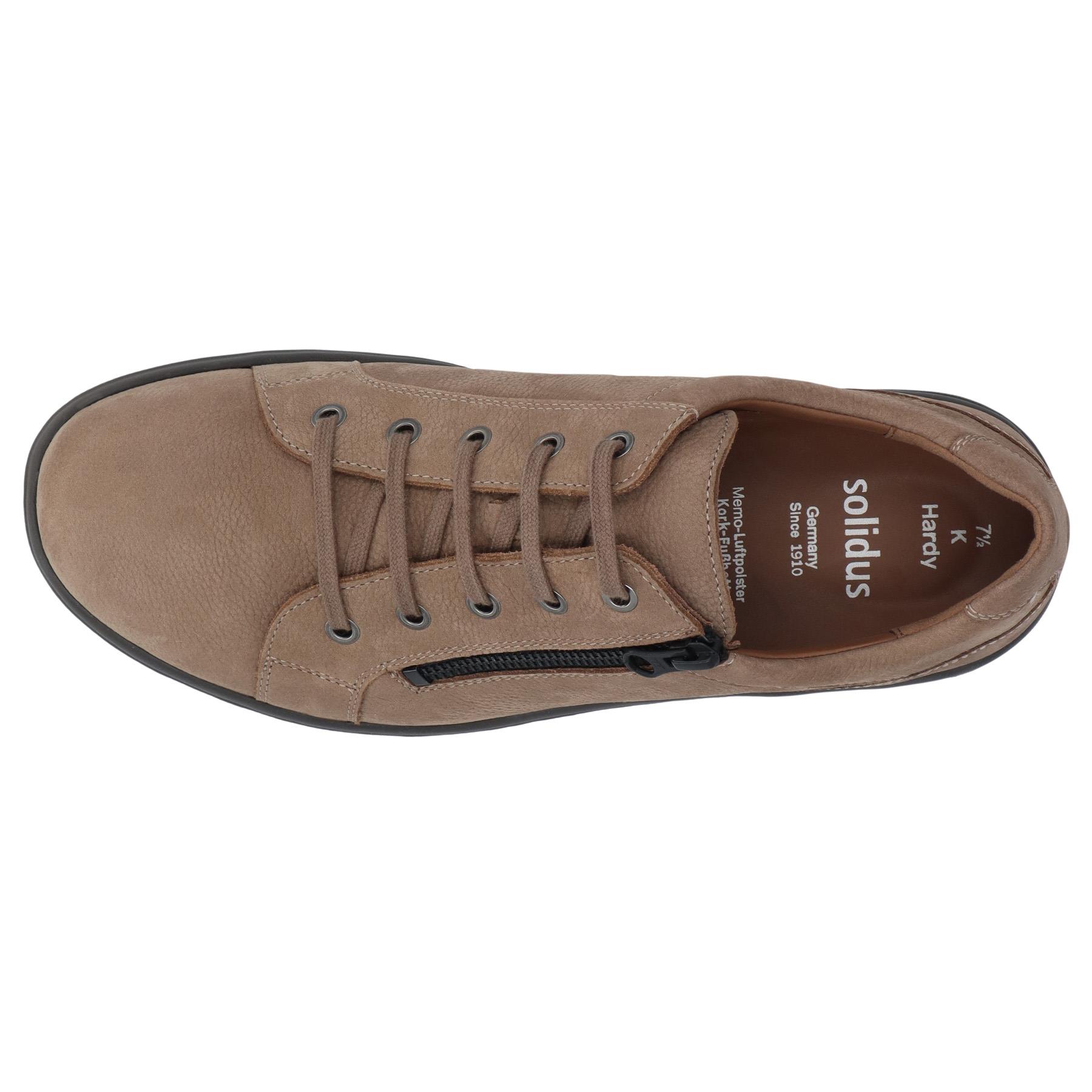 braune halbschuh draufsicht