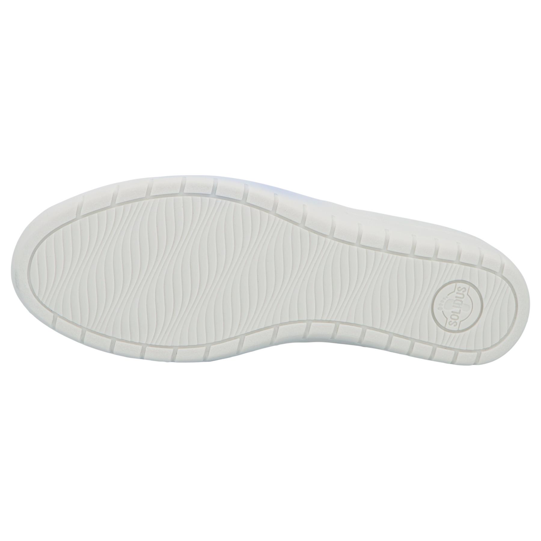 blaue halbschuh sohlenansicht