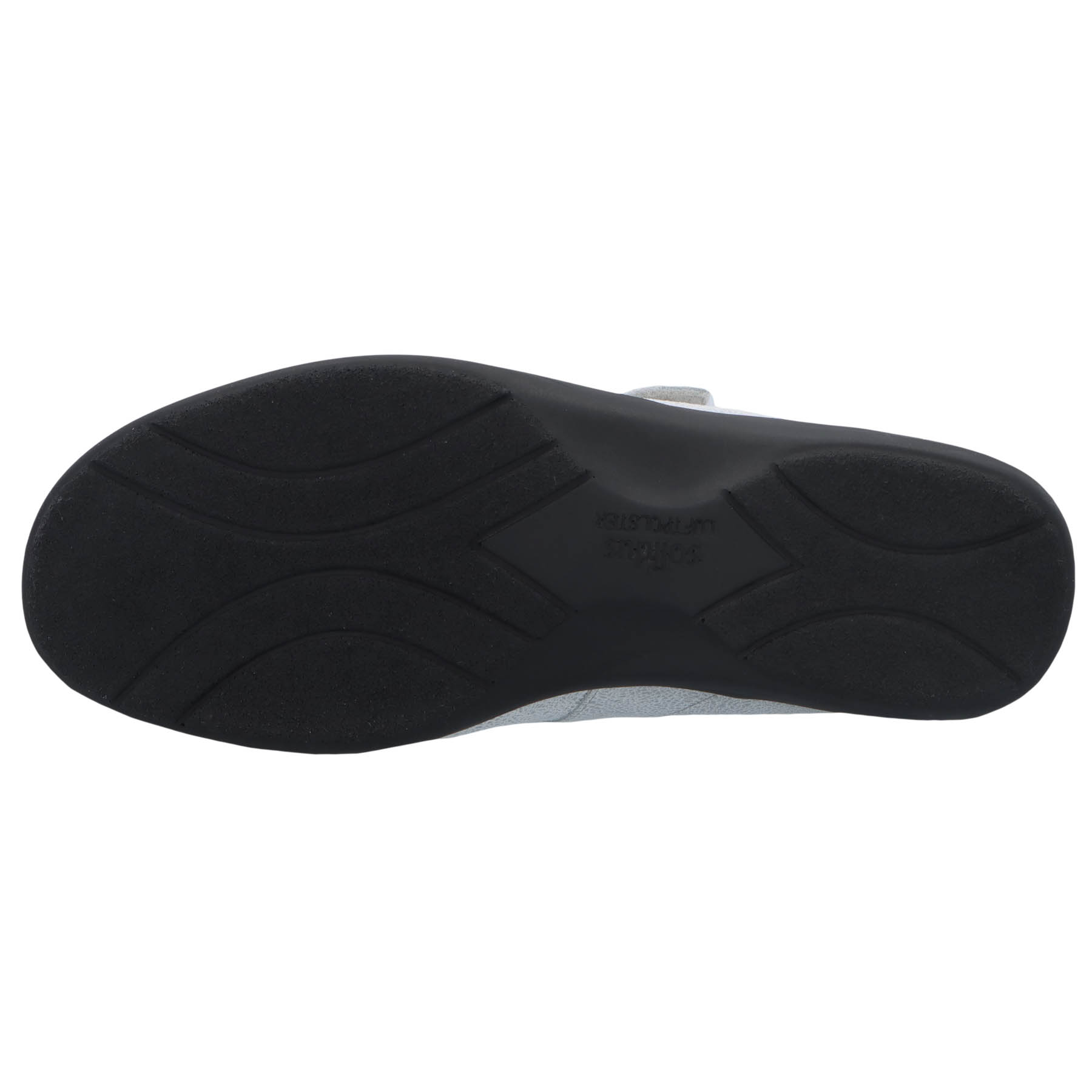 weiße sandale sohlenansicht