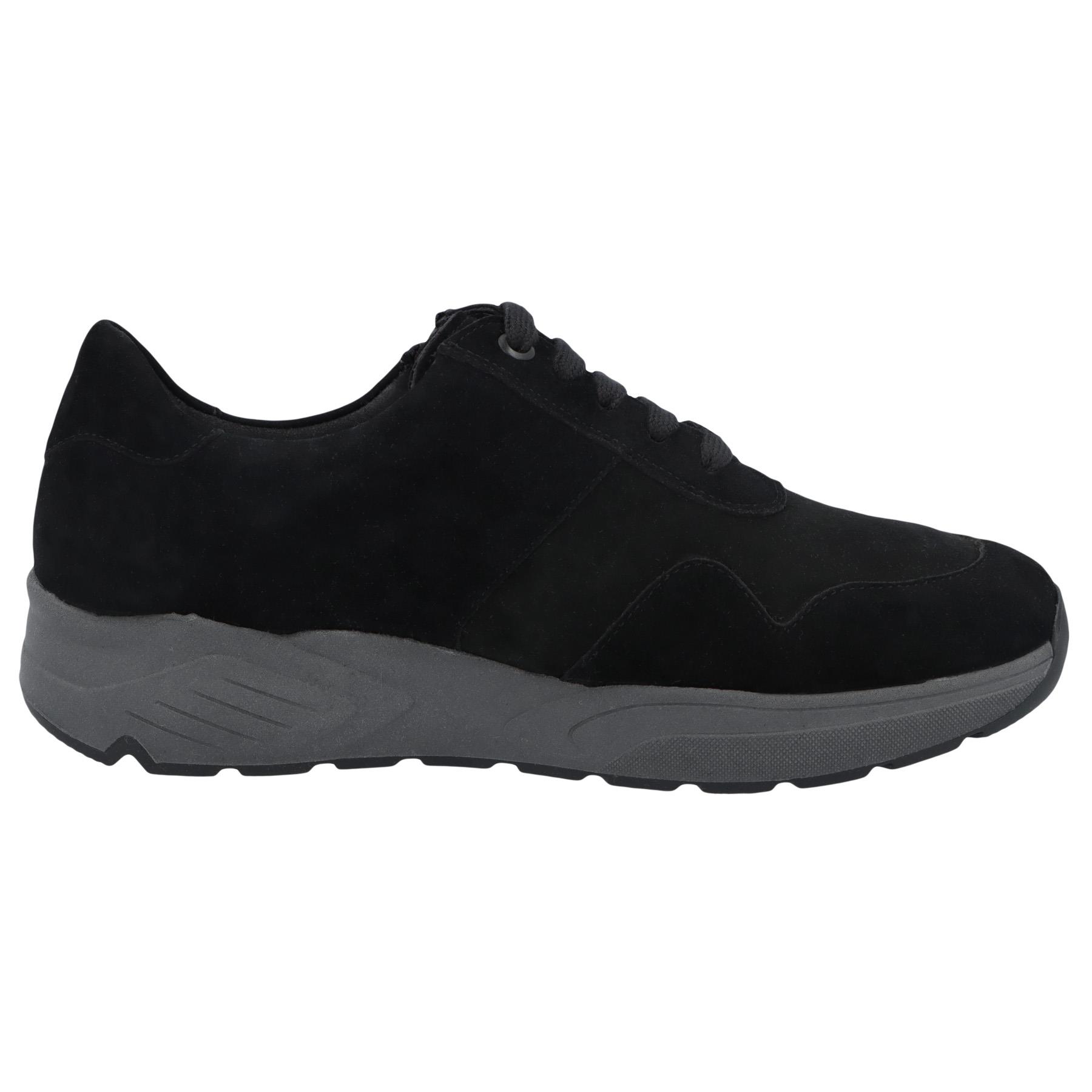 schwarze halbschuh seitenansicht rechts