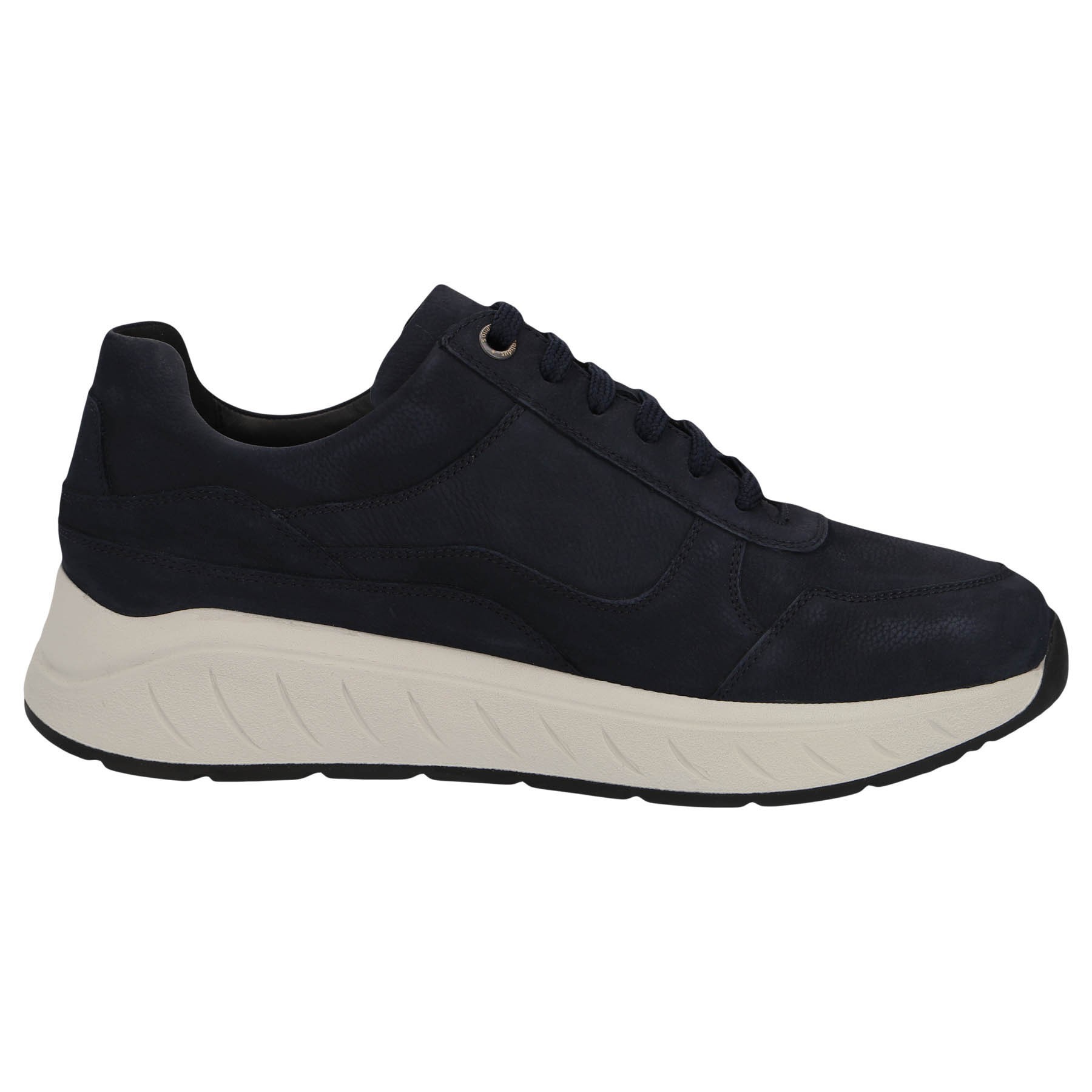 blaue halbschuh seitenansicht rechts