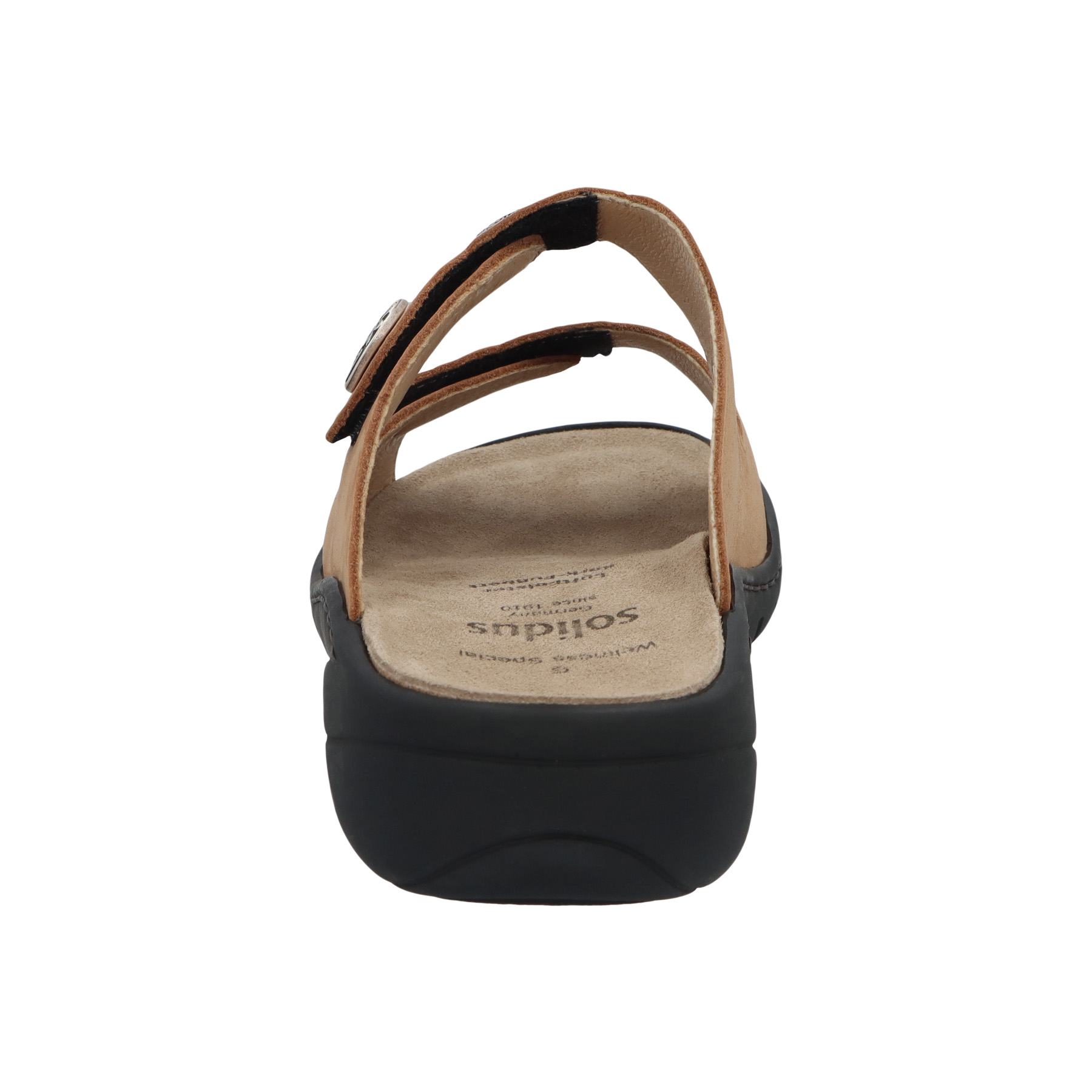 braune pantolette hinteransicht