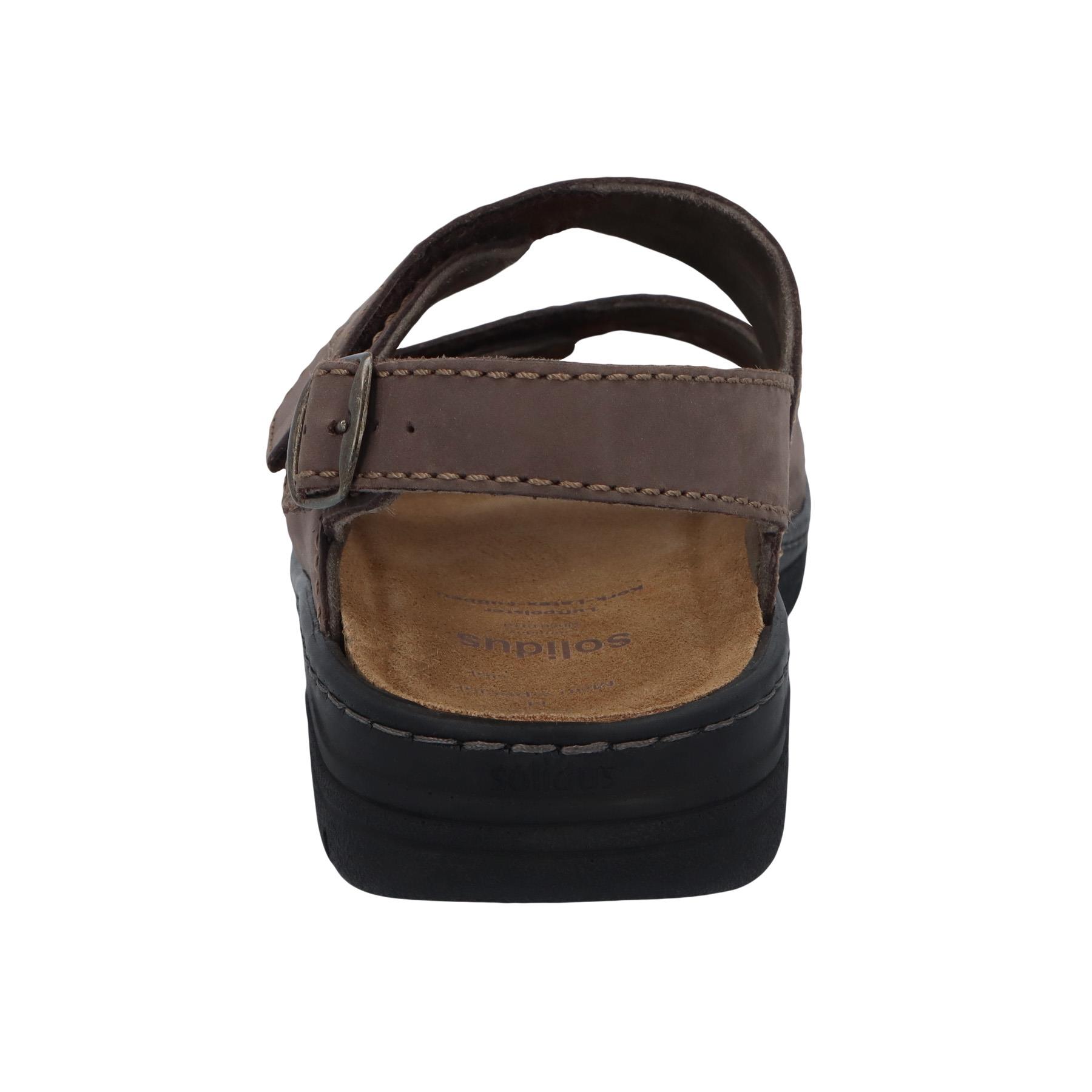 braune sandale hinteransicht