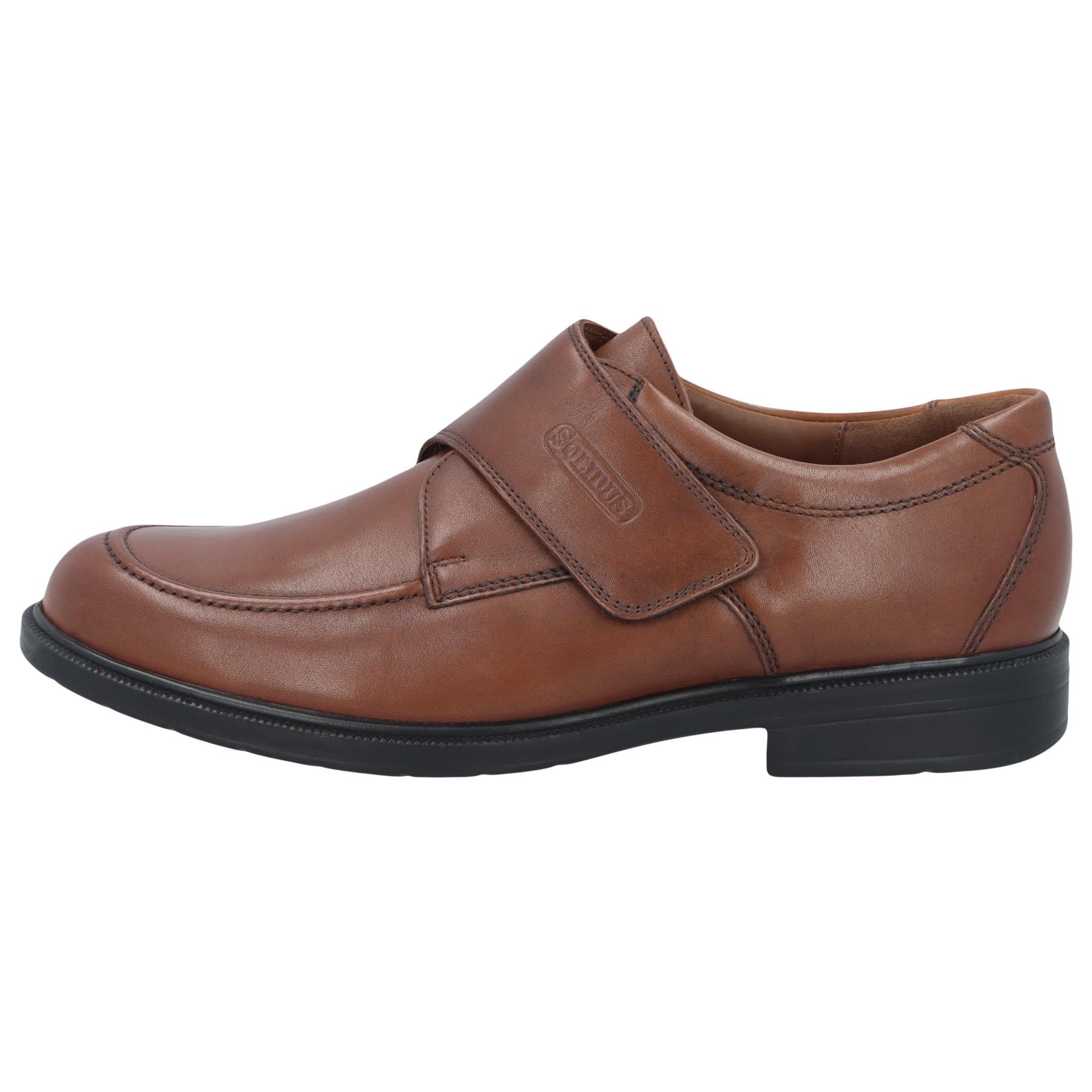 braune halbschuh seitenansicht links