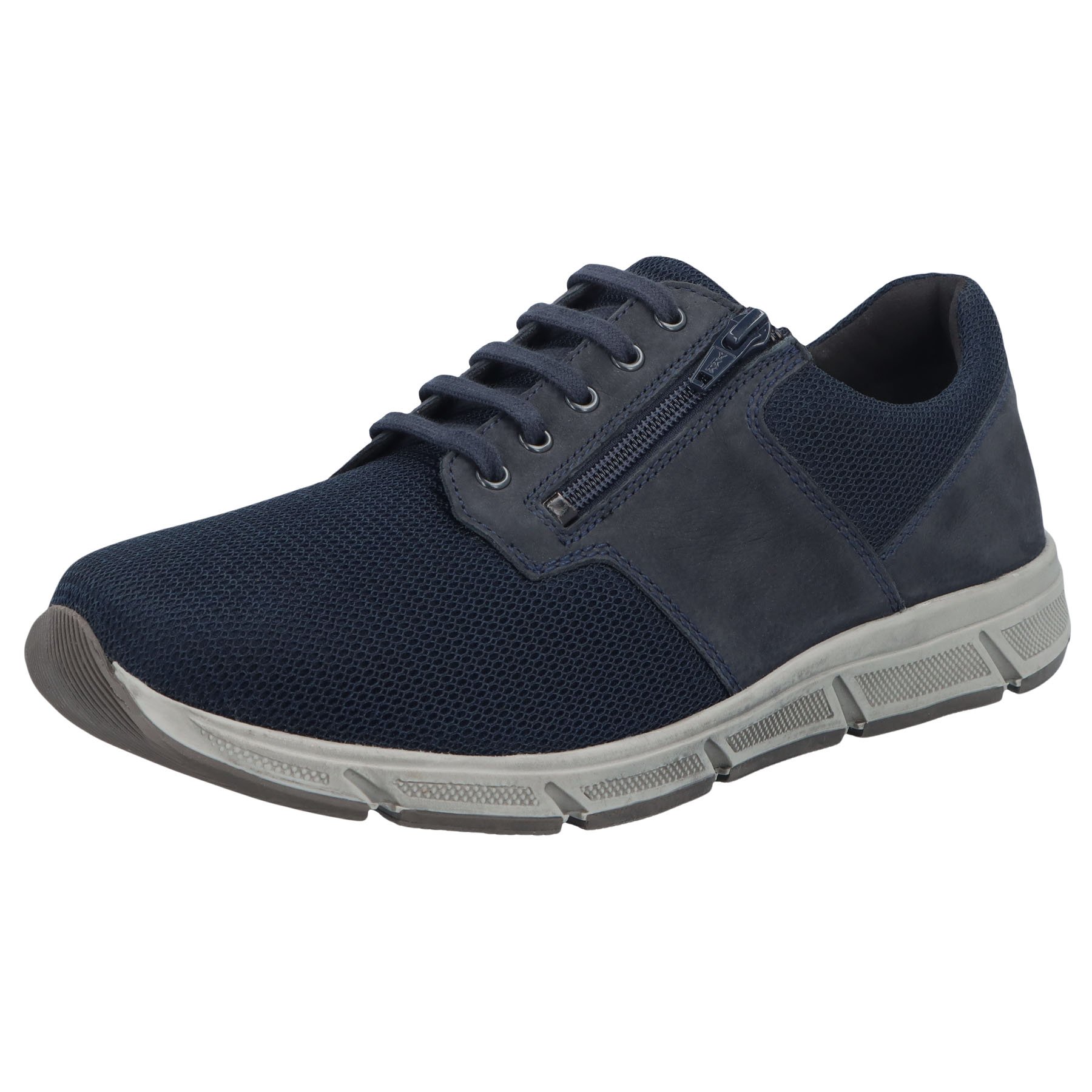 blaue halbschuh 3-4 ansicht