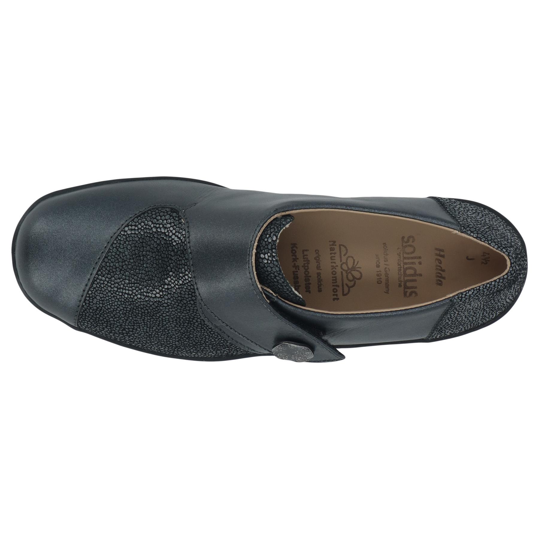 graue slipper draufsicht