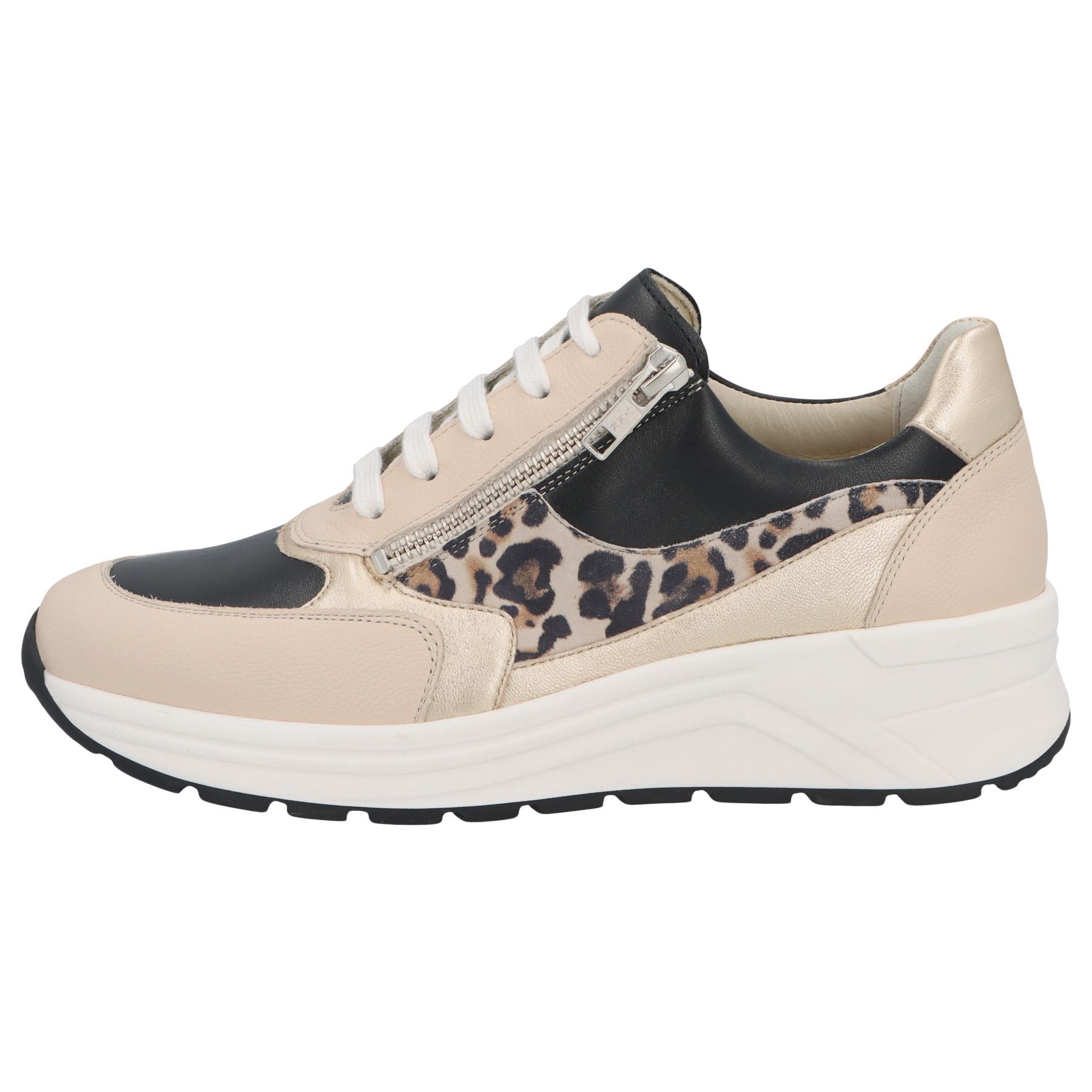 weiße halbschuh seitenansicht links