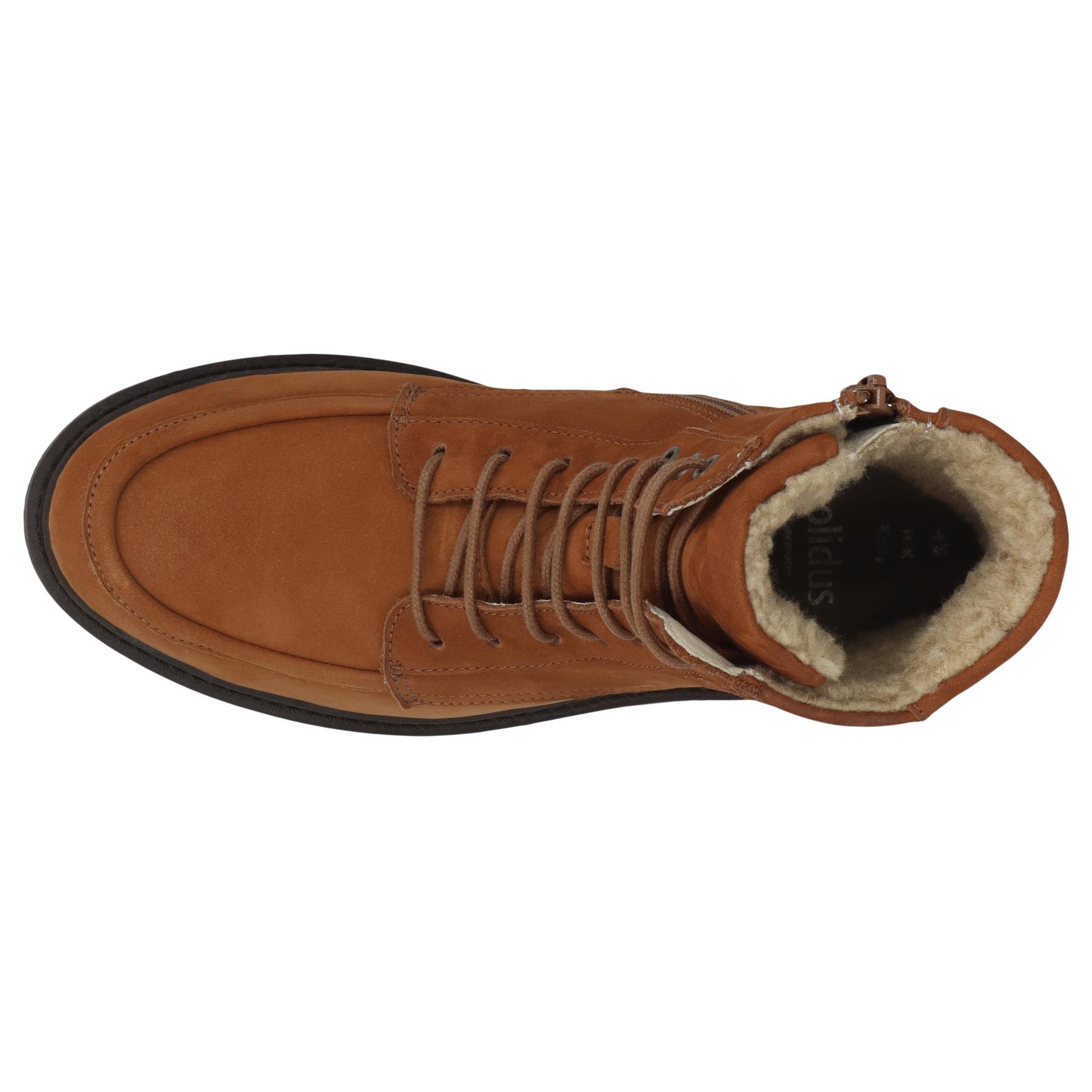 braune stiefel draufsicht