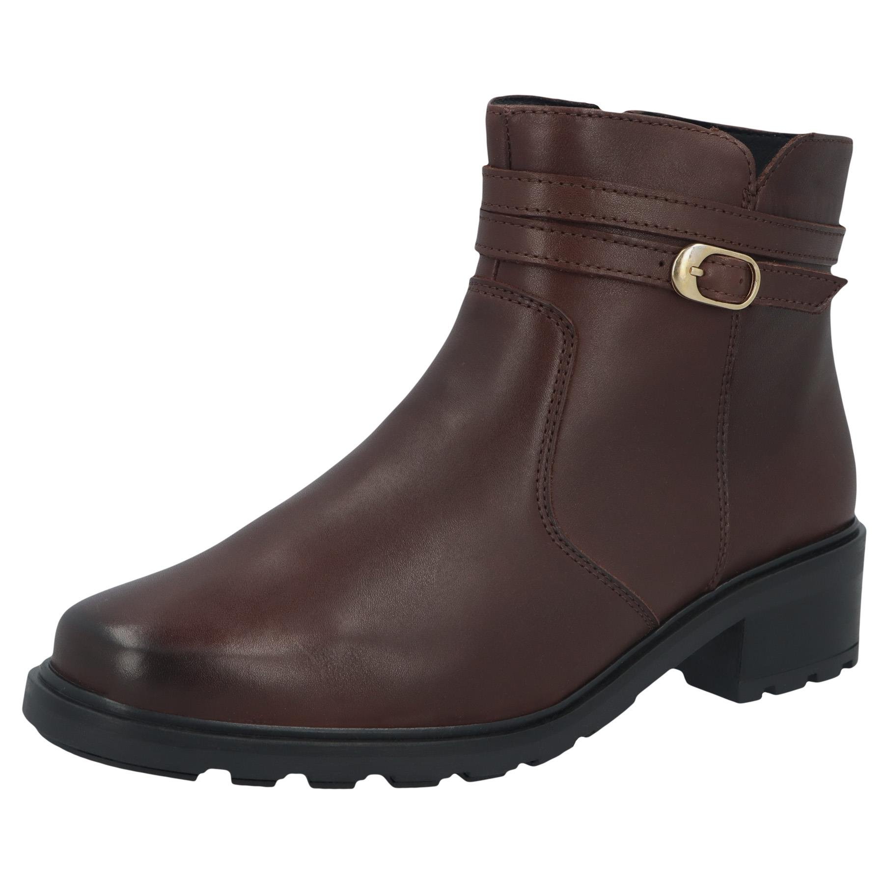 braune stiefel 3-4 ansicht