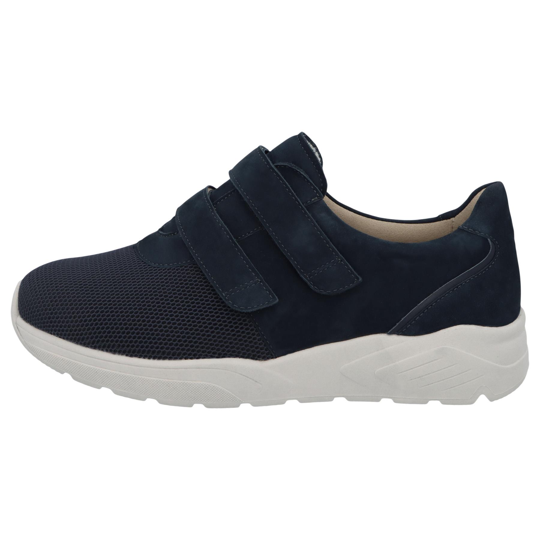 blaue slipper seitenansicht links