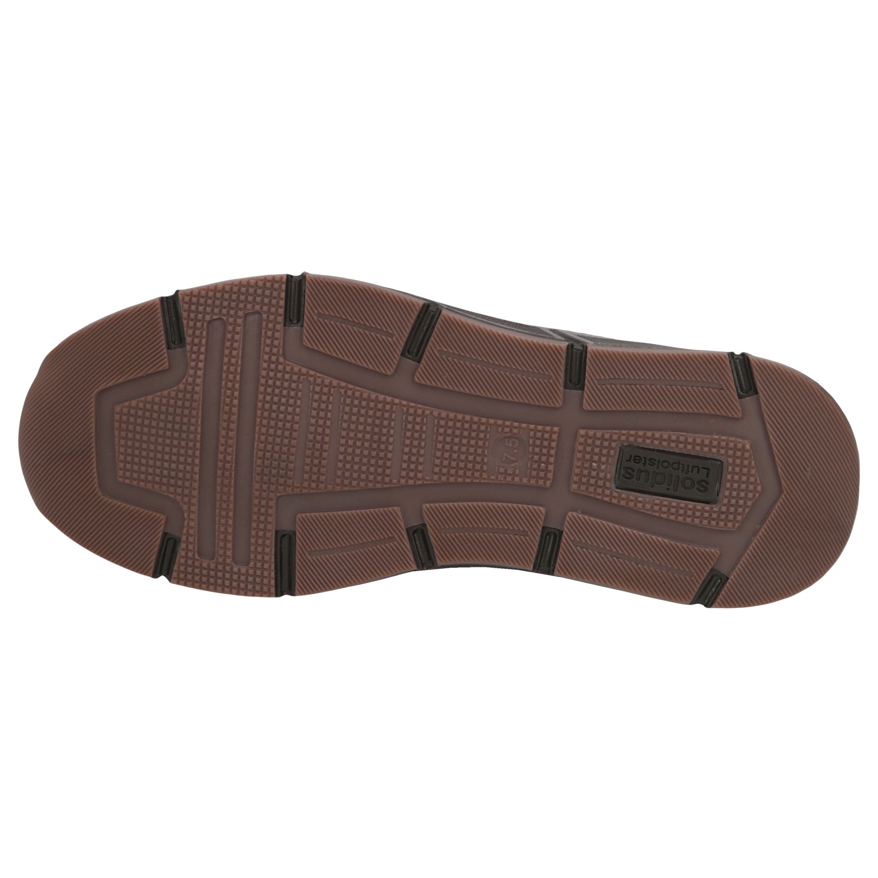 braune halbschuh sohlenansicht
