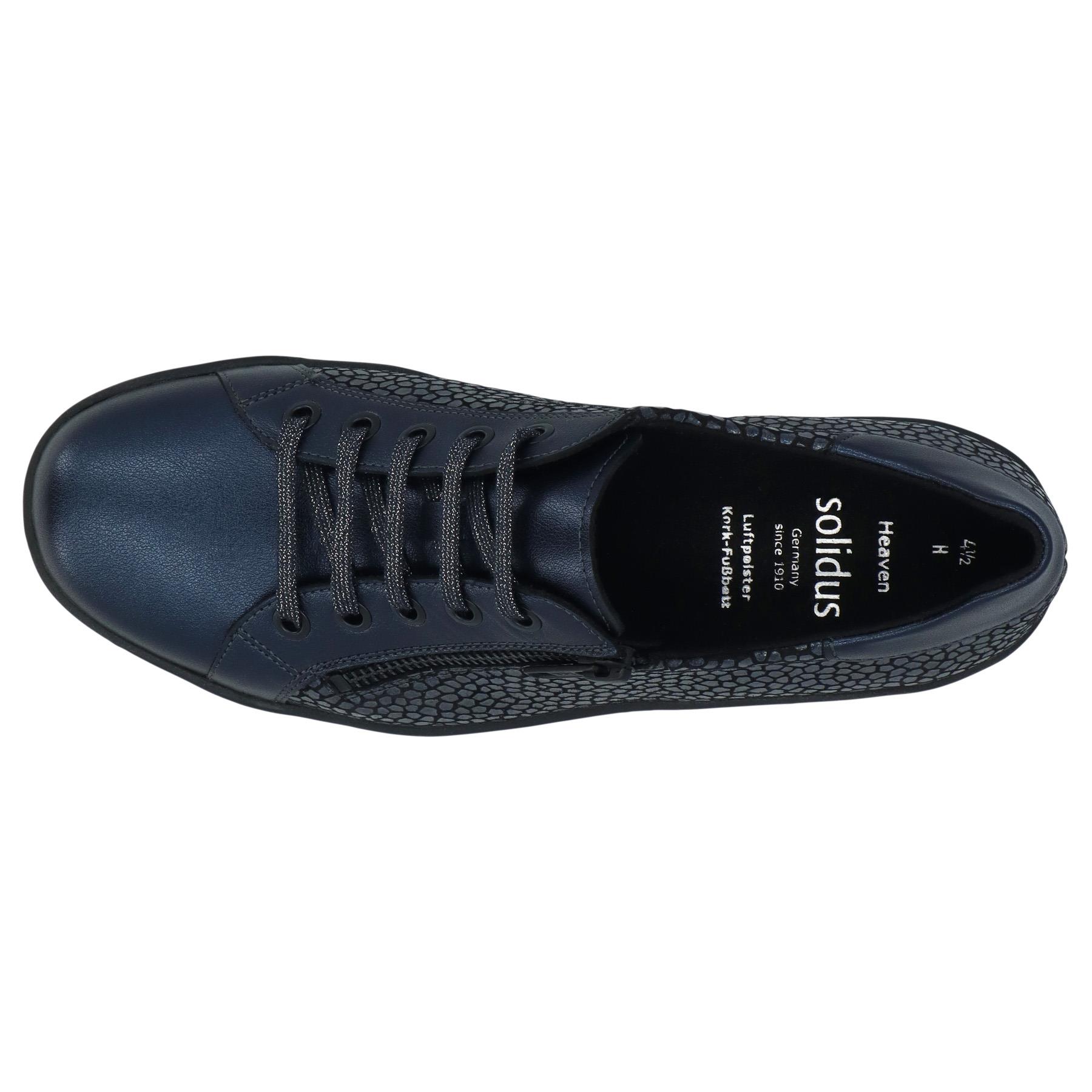 blaue halbschuh draufsicht