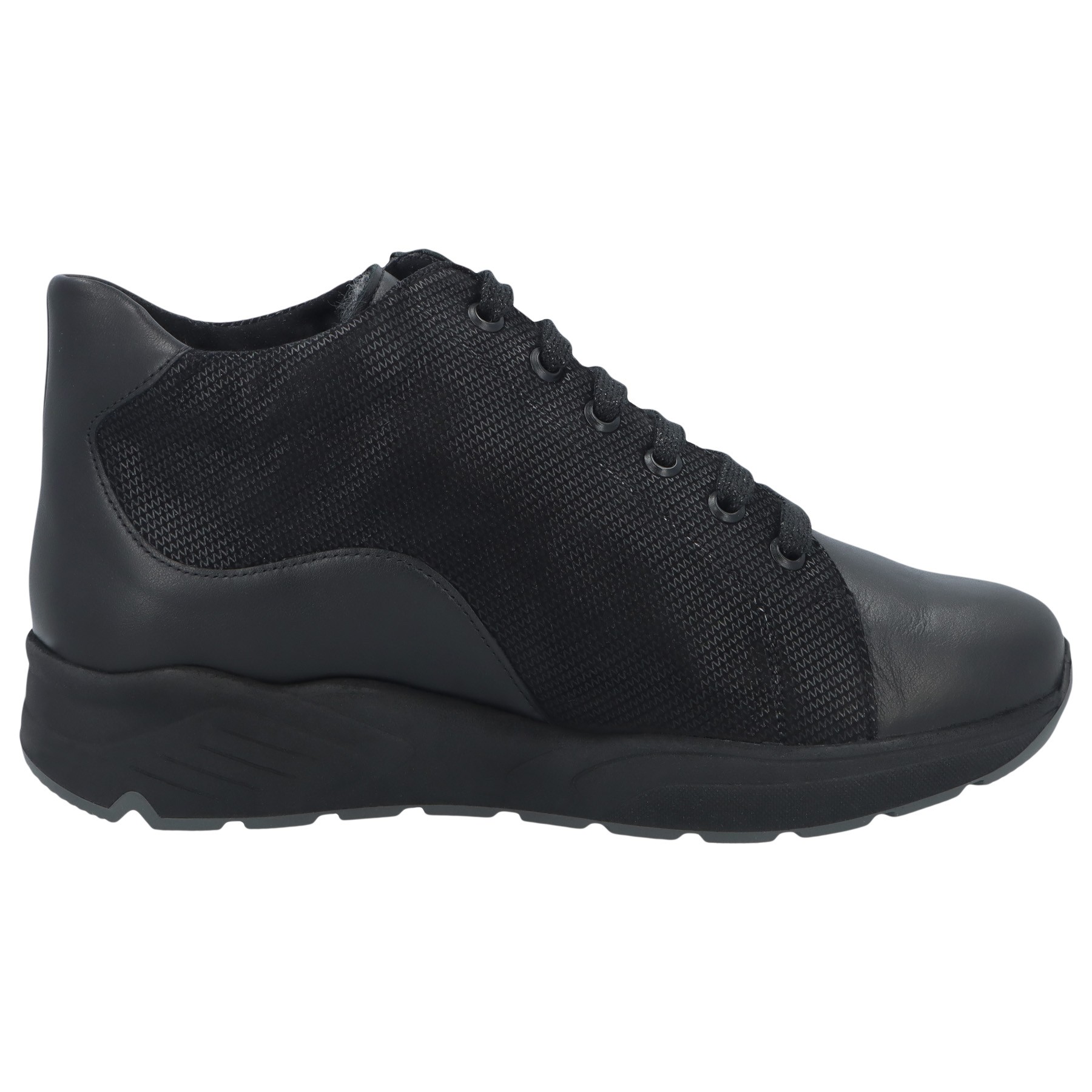 schwarze stiefel seitenansicht rechts