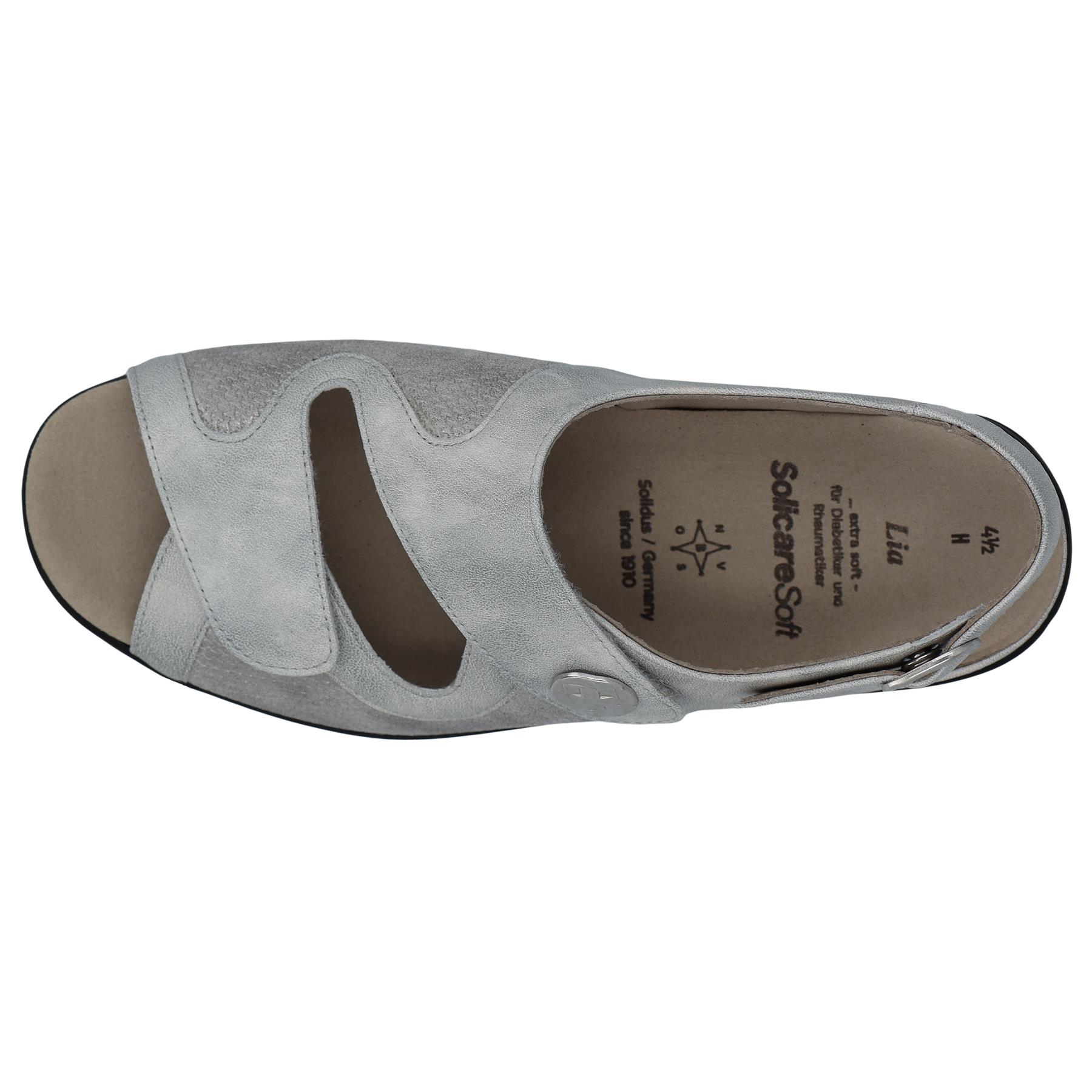 graue sandale draufsicht