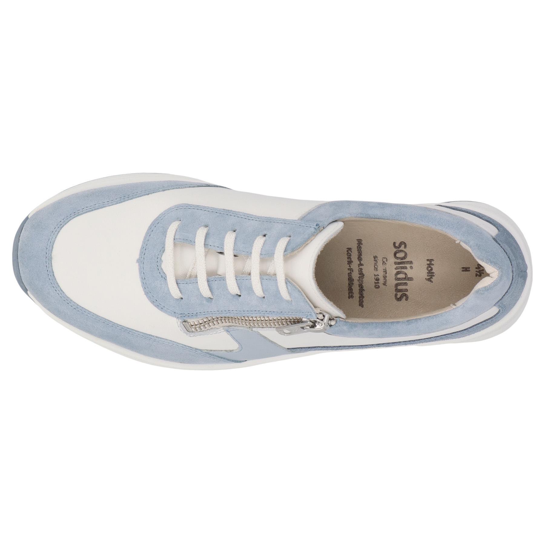 weiße halbschuh draufsicht