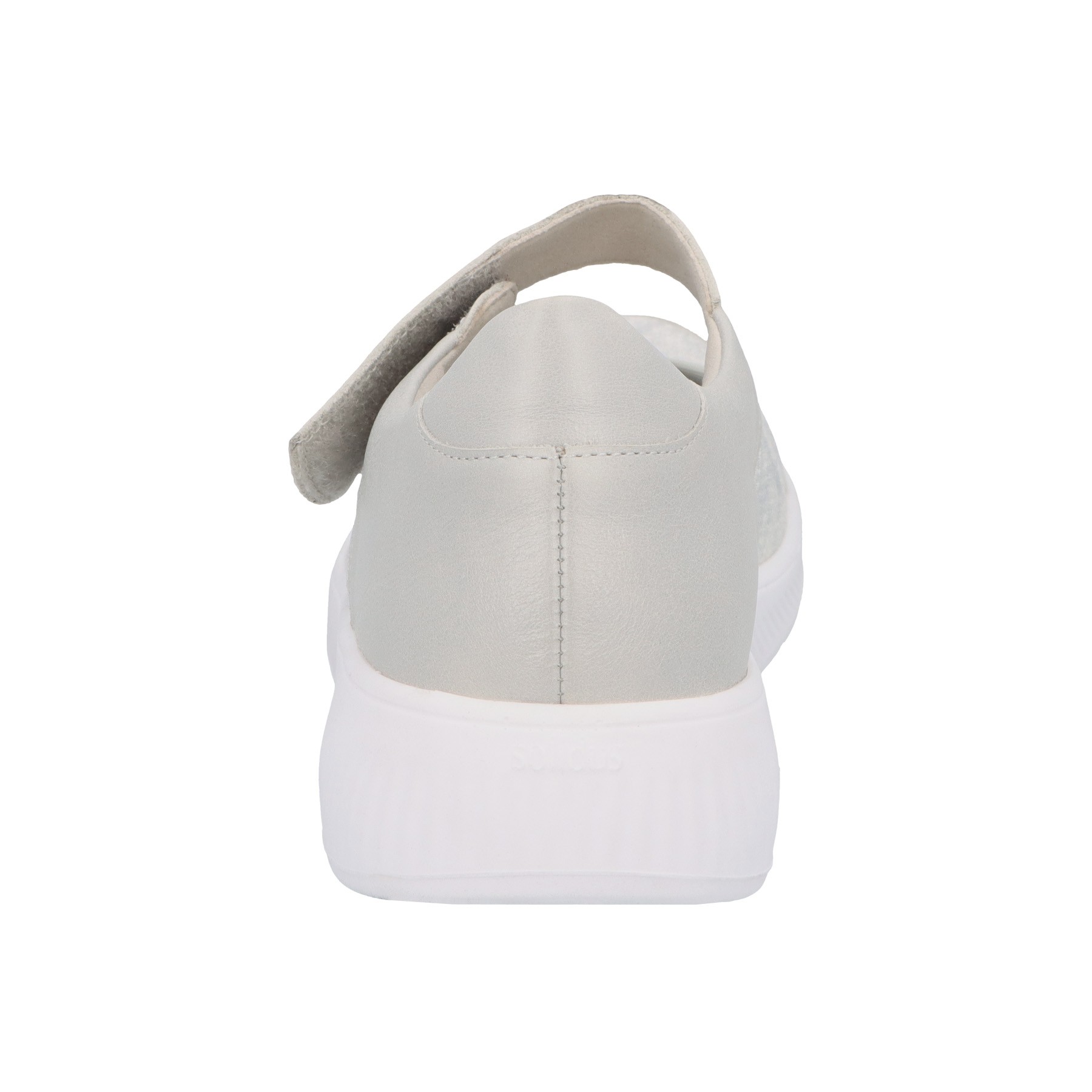 weiße slipper hinteransicht