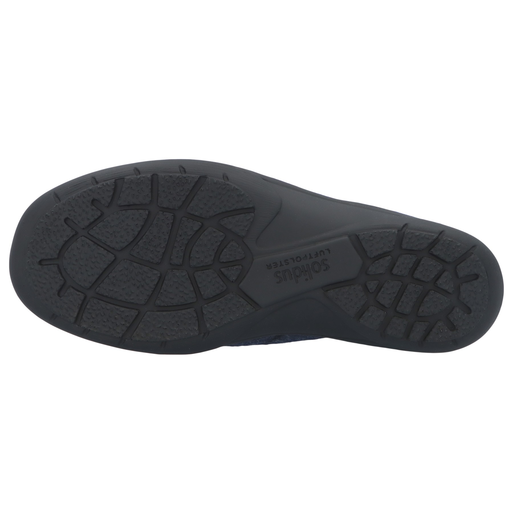 braune slipper sohlenansicht