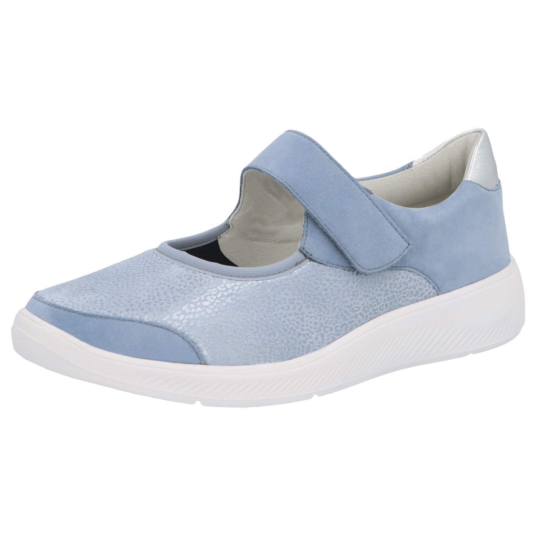 blaue slipper 3-4 ansicht