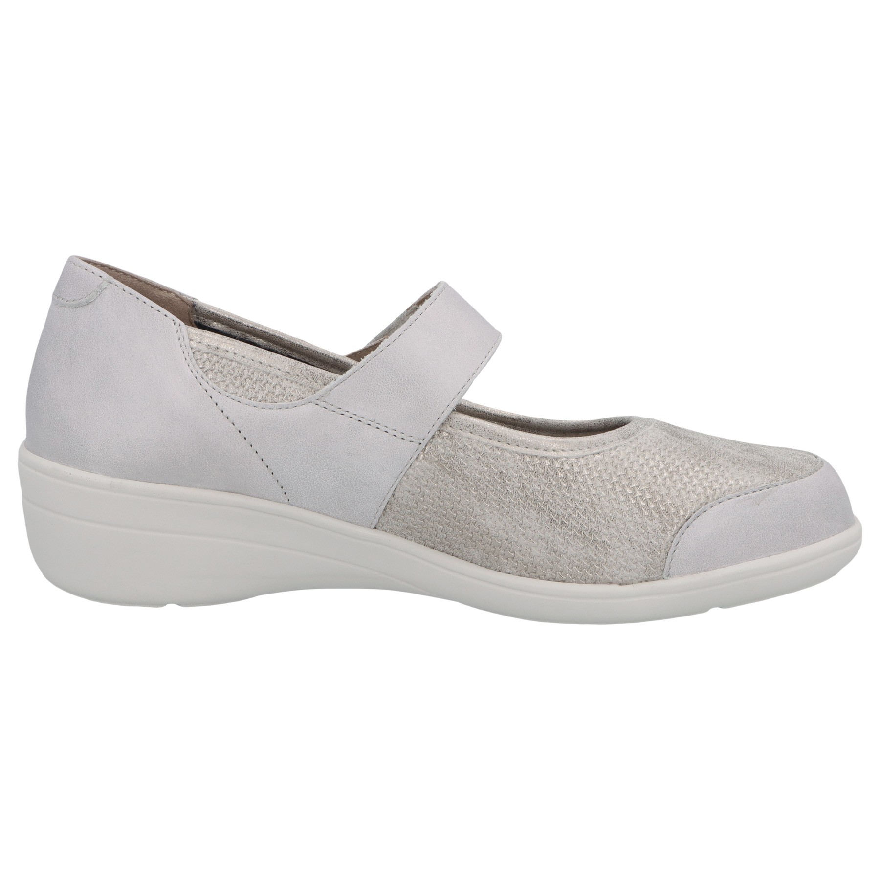 graue halbschuh seitenansicht rechts