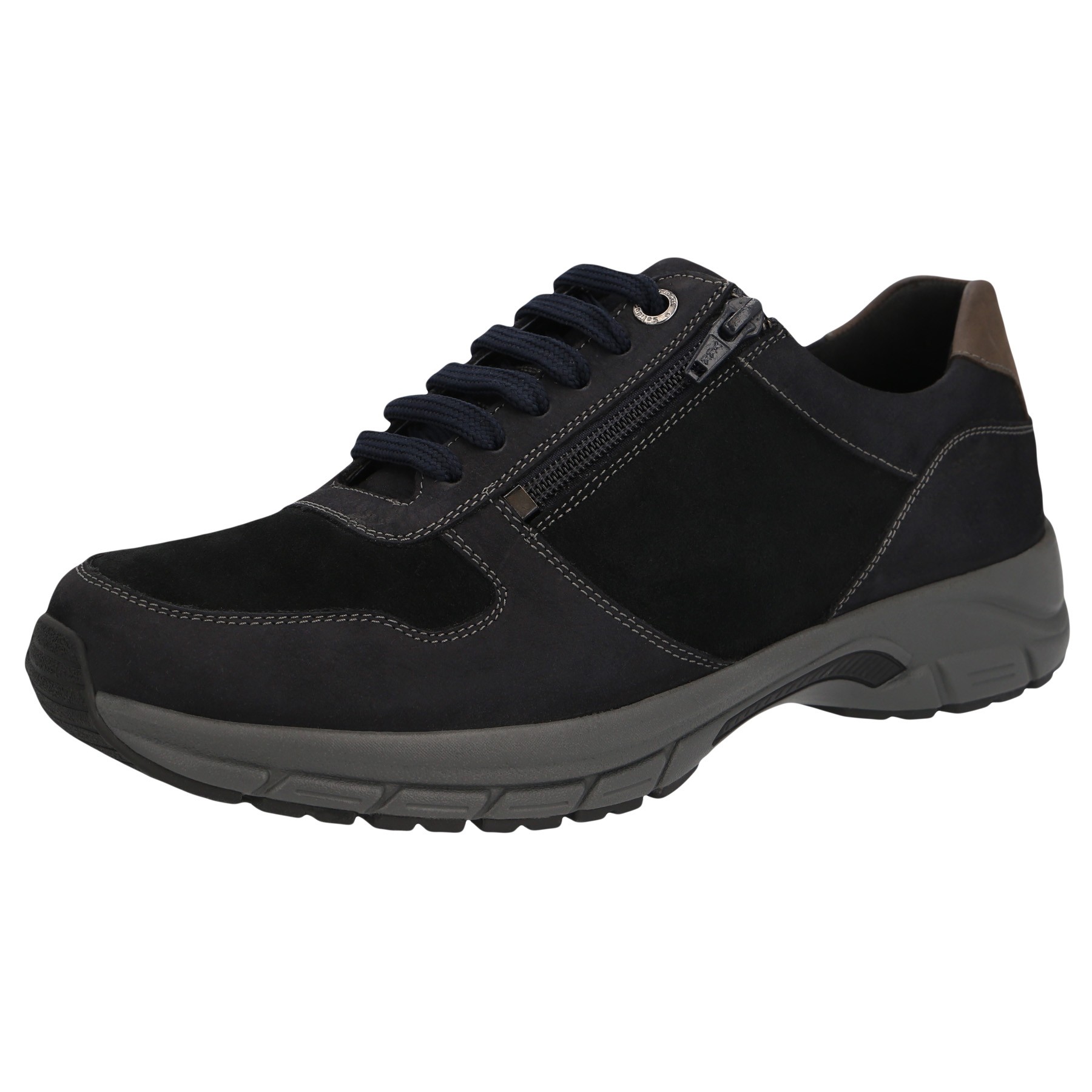 blaue halbschuh 3-4 ansicht