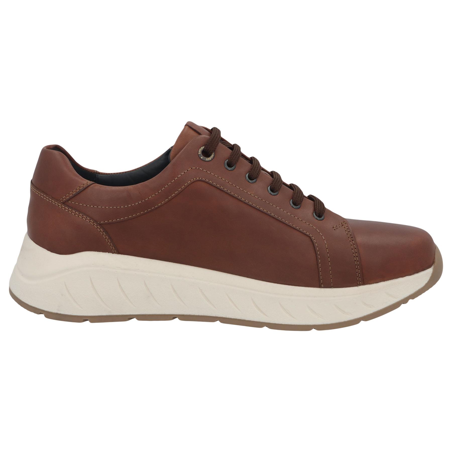 braune halbschuh seitenansicht rechts