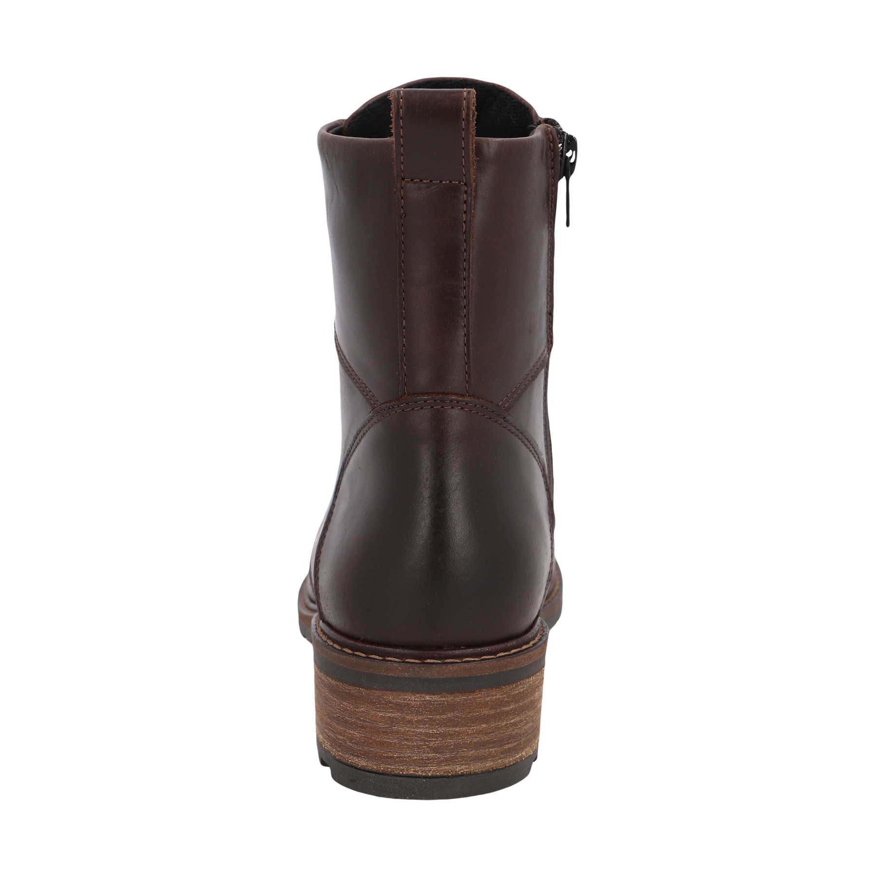 braune stiefel hinteransicht