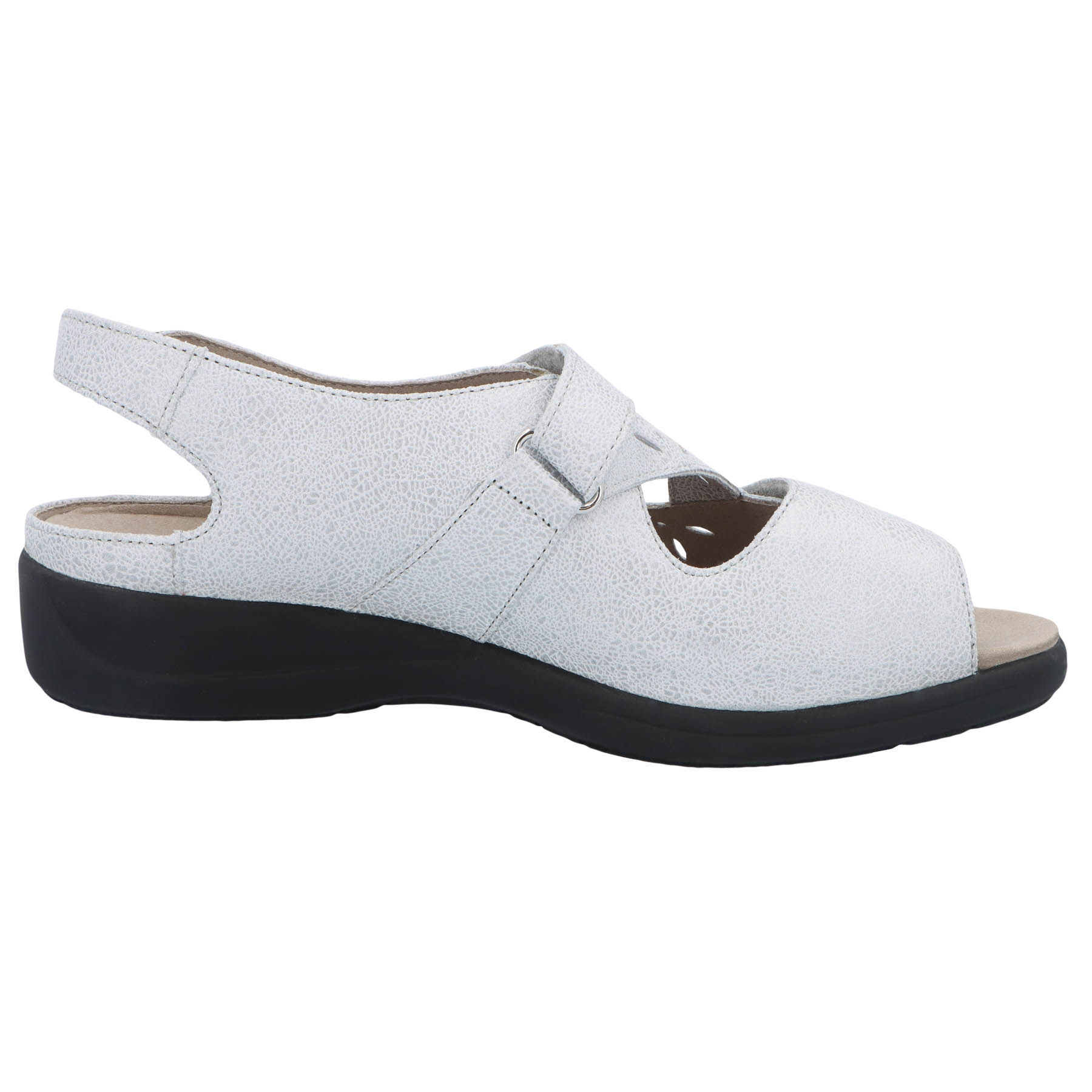 weiße sandale seitenansicht rechts