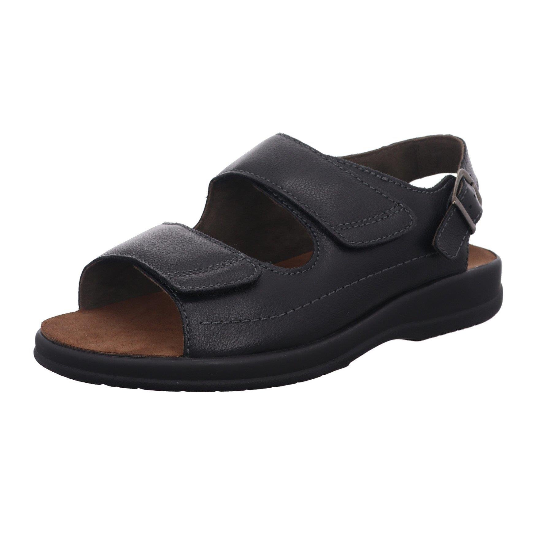 schwarze sandale 3-4 ansicht