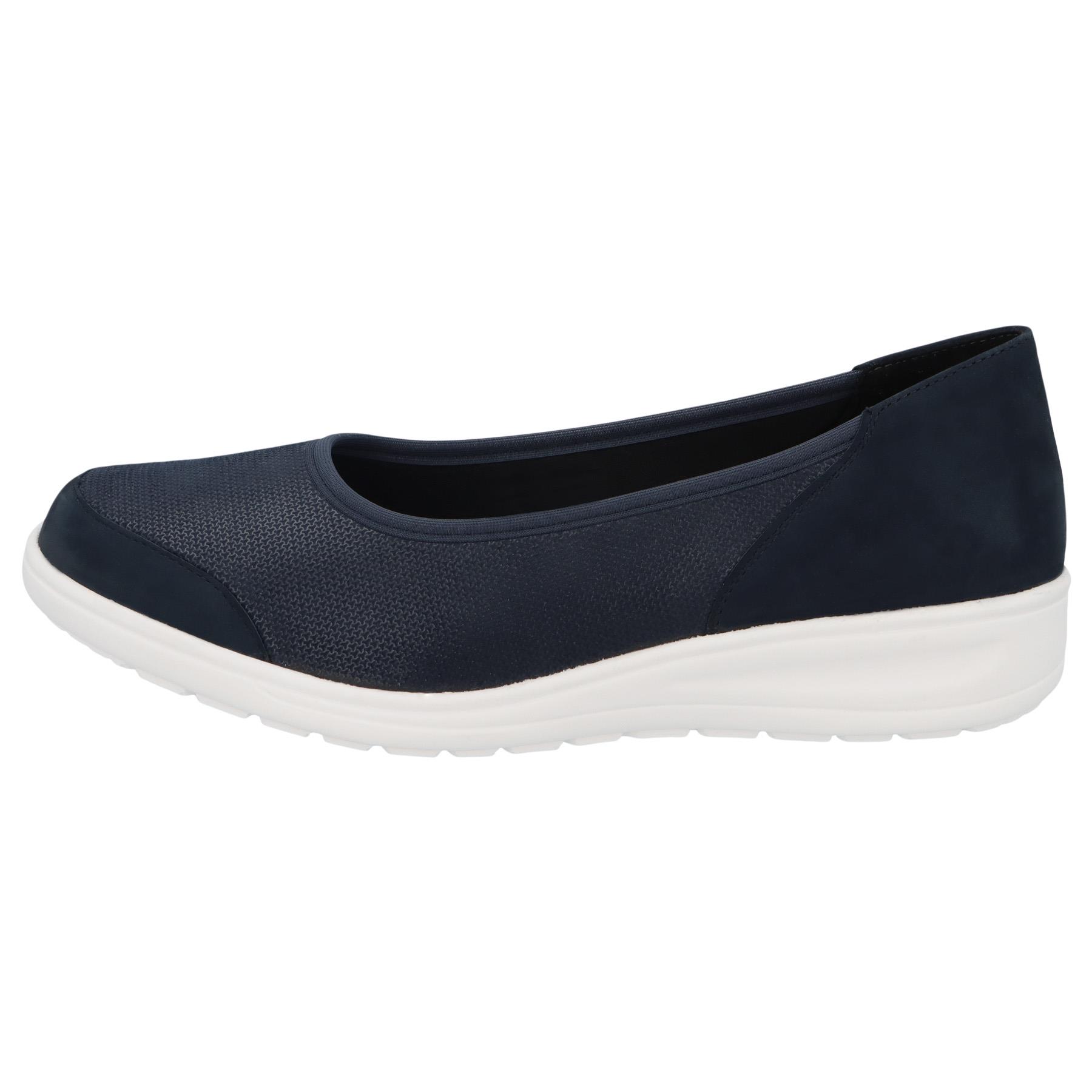 blaue slipper seitenansicht links