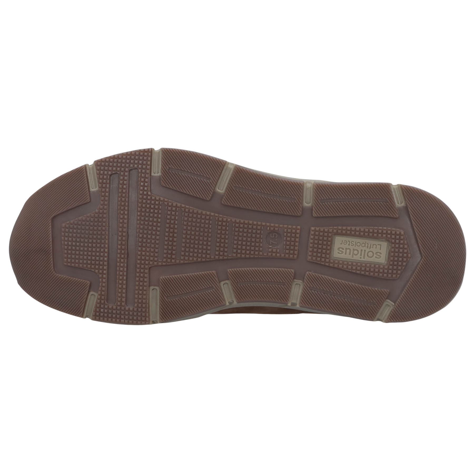 braune halbschuh sohlenansicht