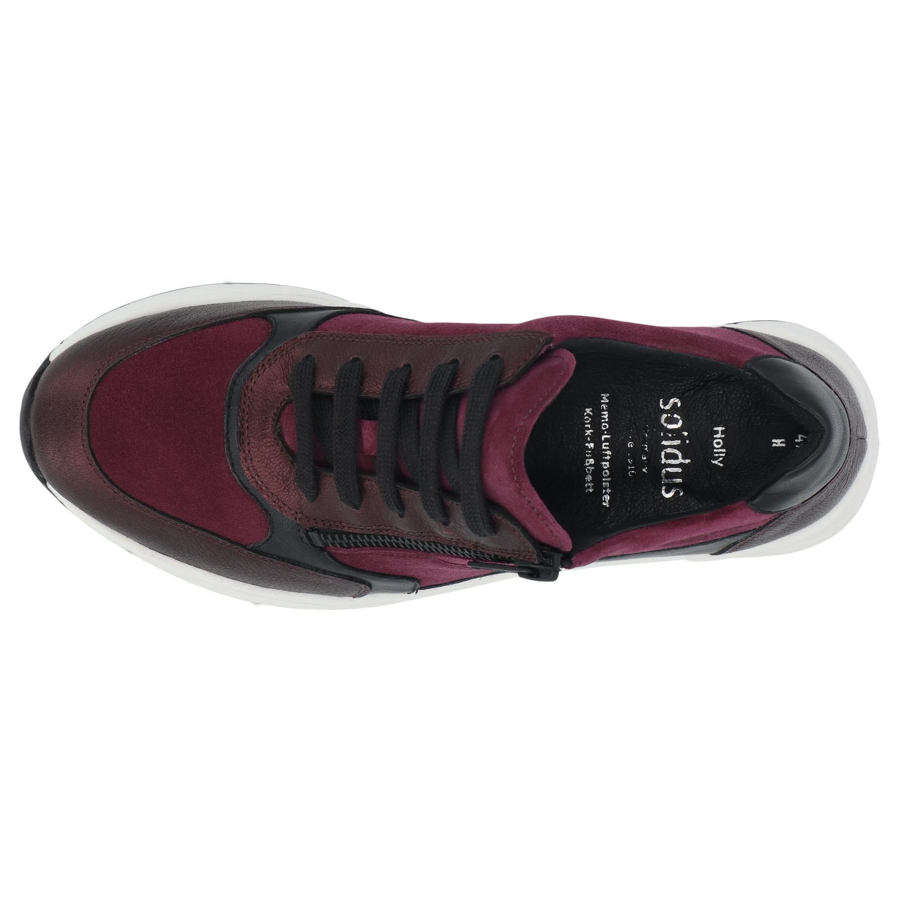 rote halbschuh draufsicht