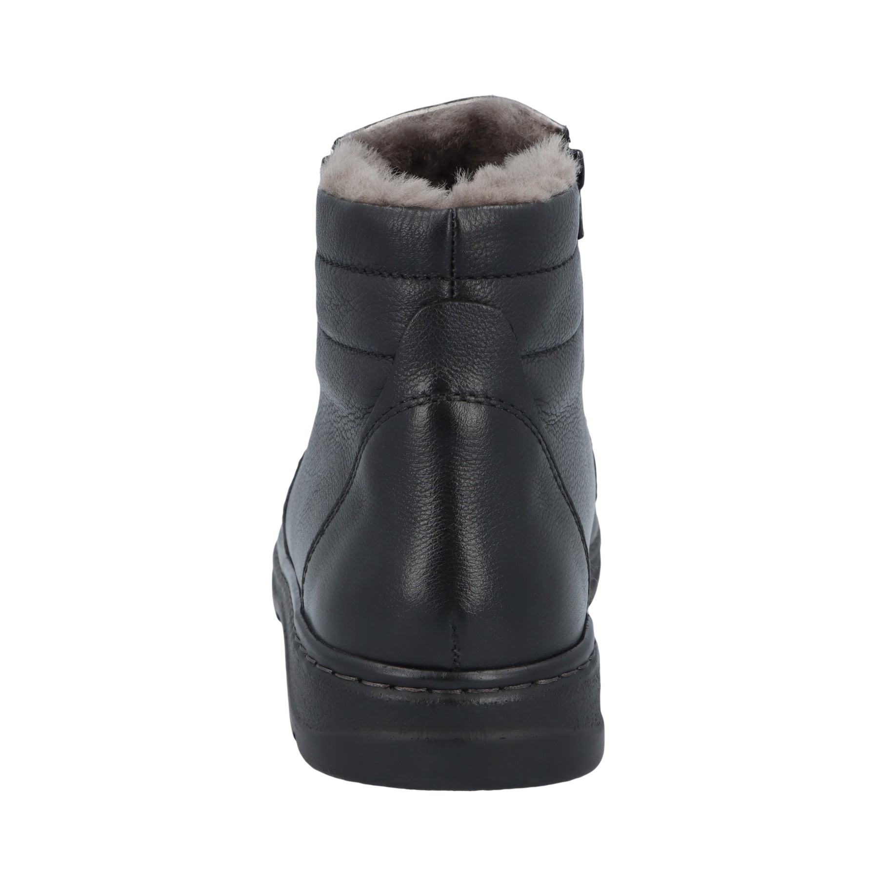 schwarze stiefel hinteransicht