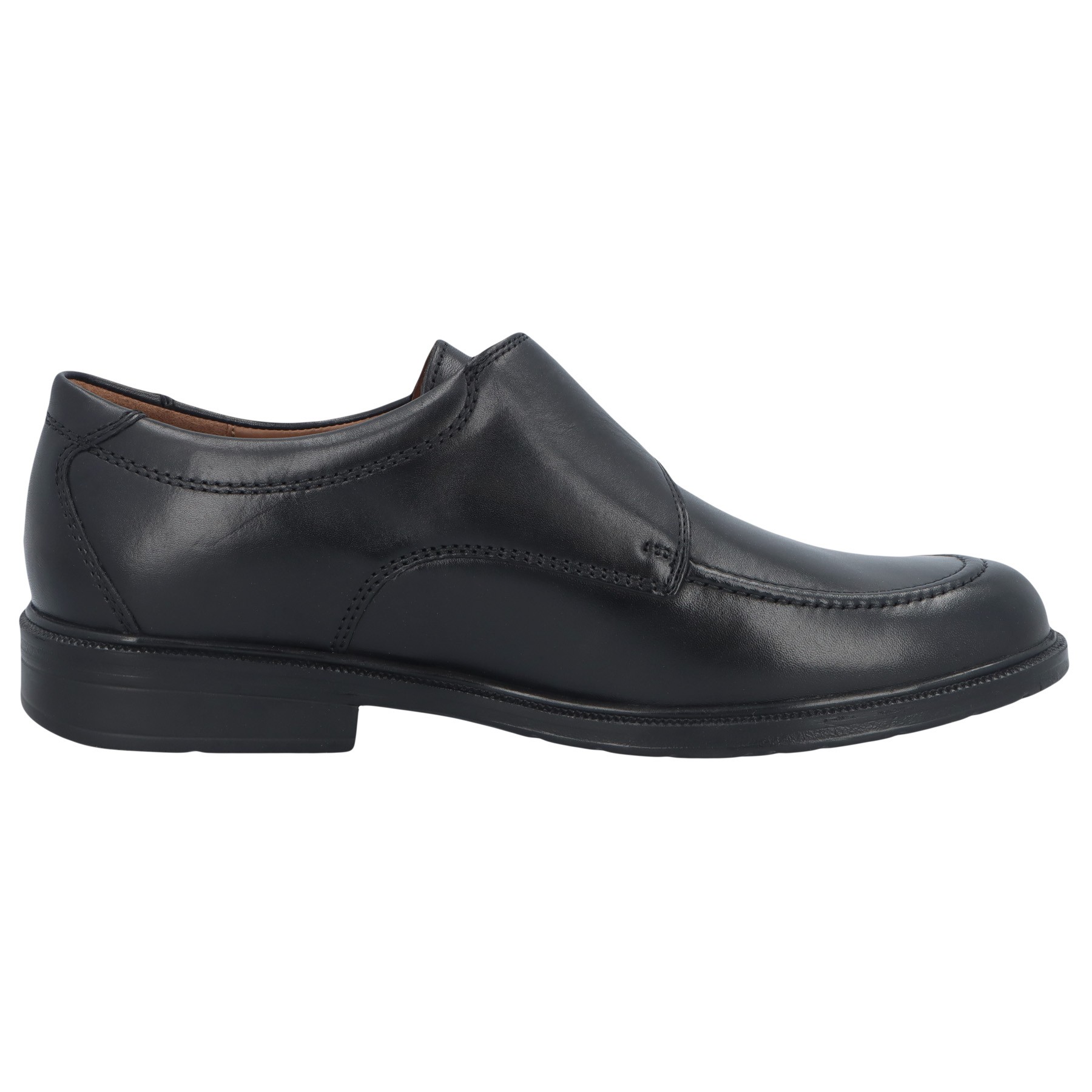 schwarze halbschuh seitenansicht rechts