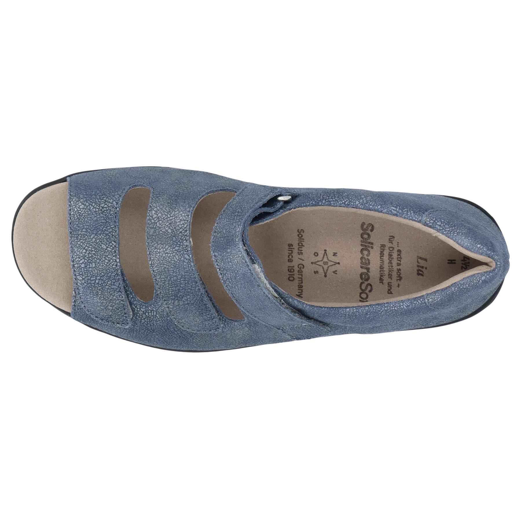 blaue sandale draufsicht