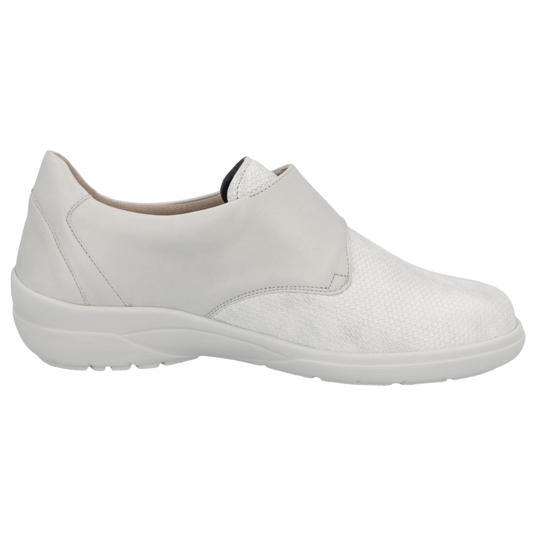 weiße slipper seitenansicht rechts