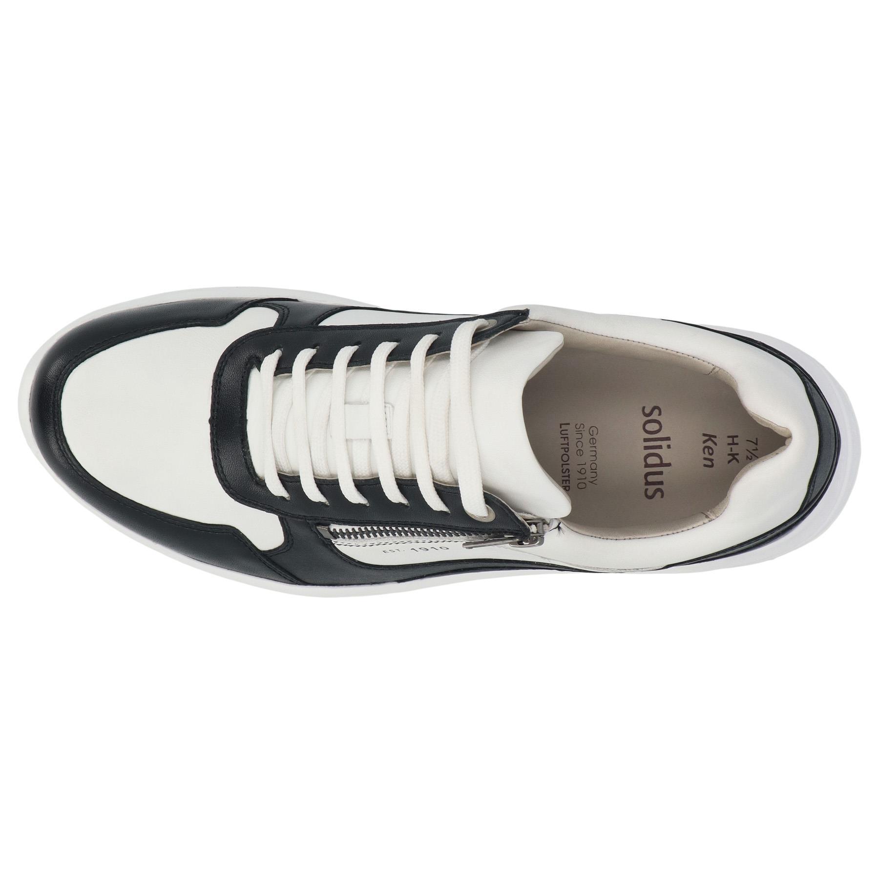 weiße halbschuh draufsicht