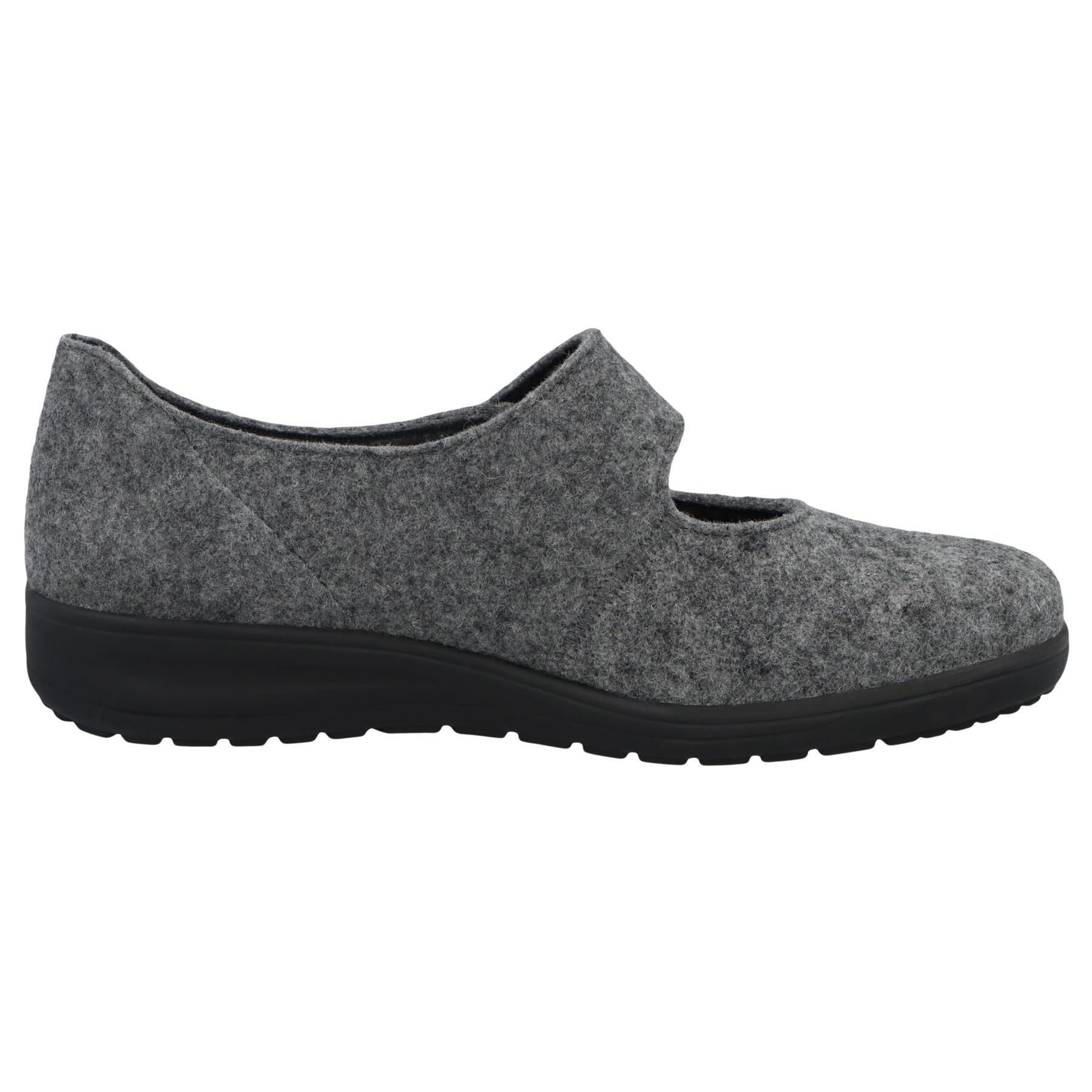 graue slipper seitenansicht rechts