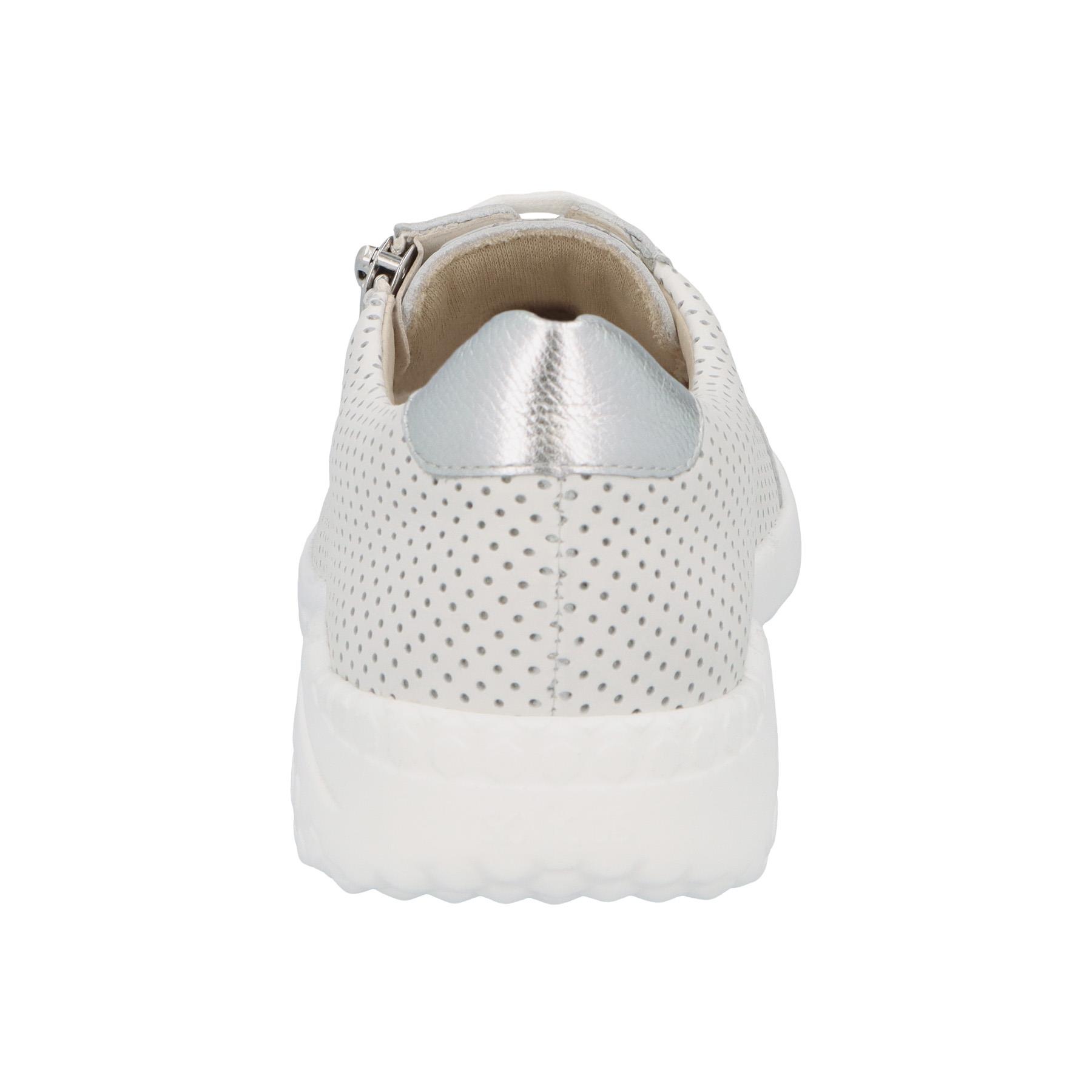 weiße halbschuh hinteransicht