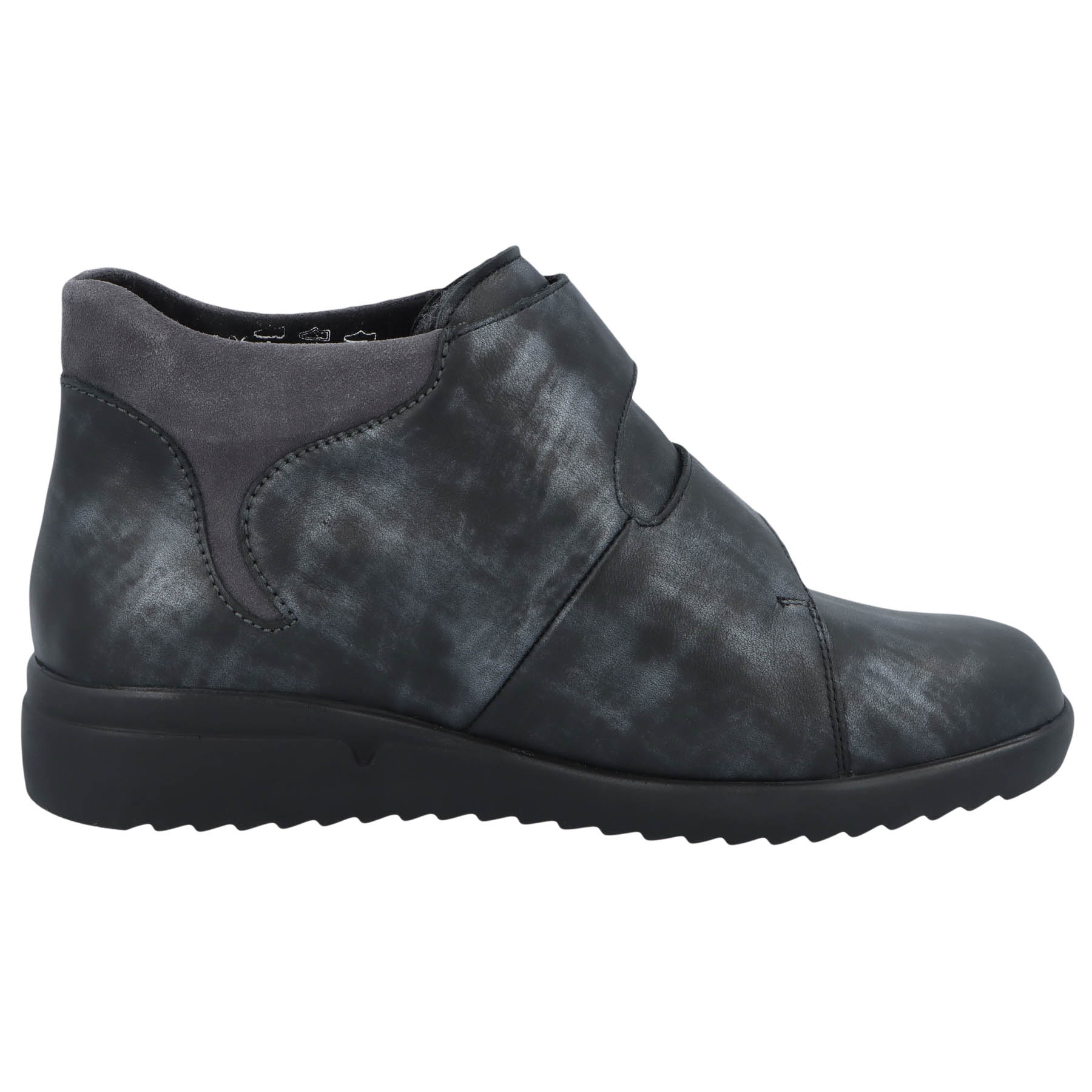 graue stiefel seitenansicht rechts