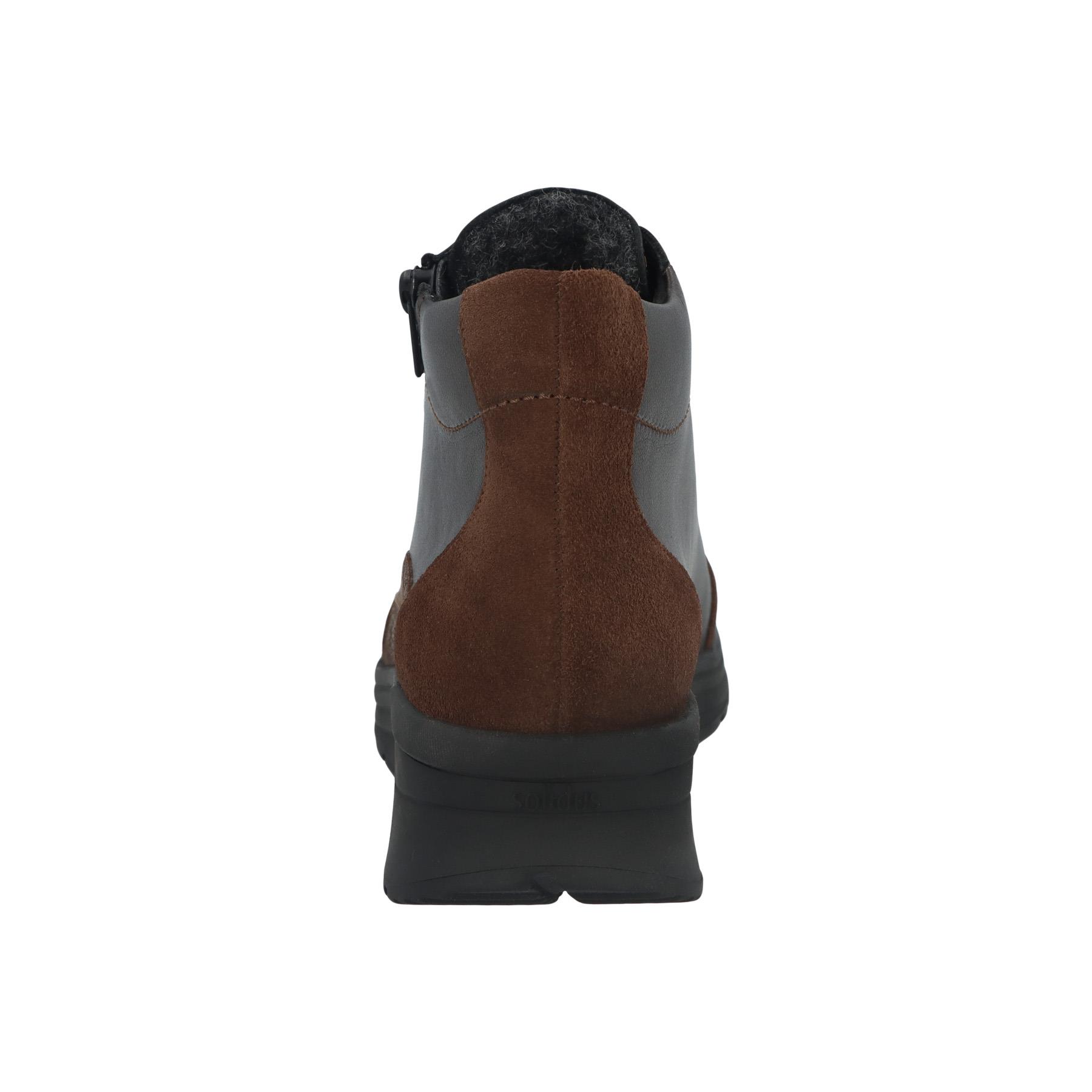 braune stiefel hinteransicht