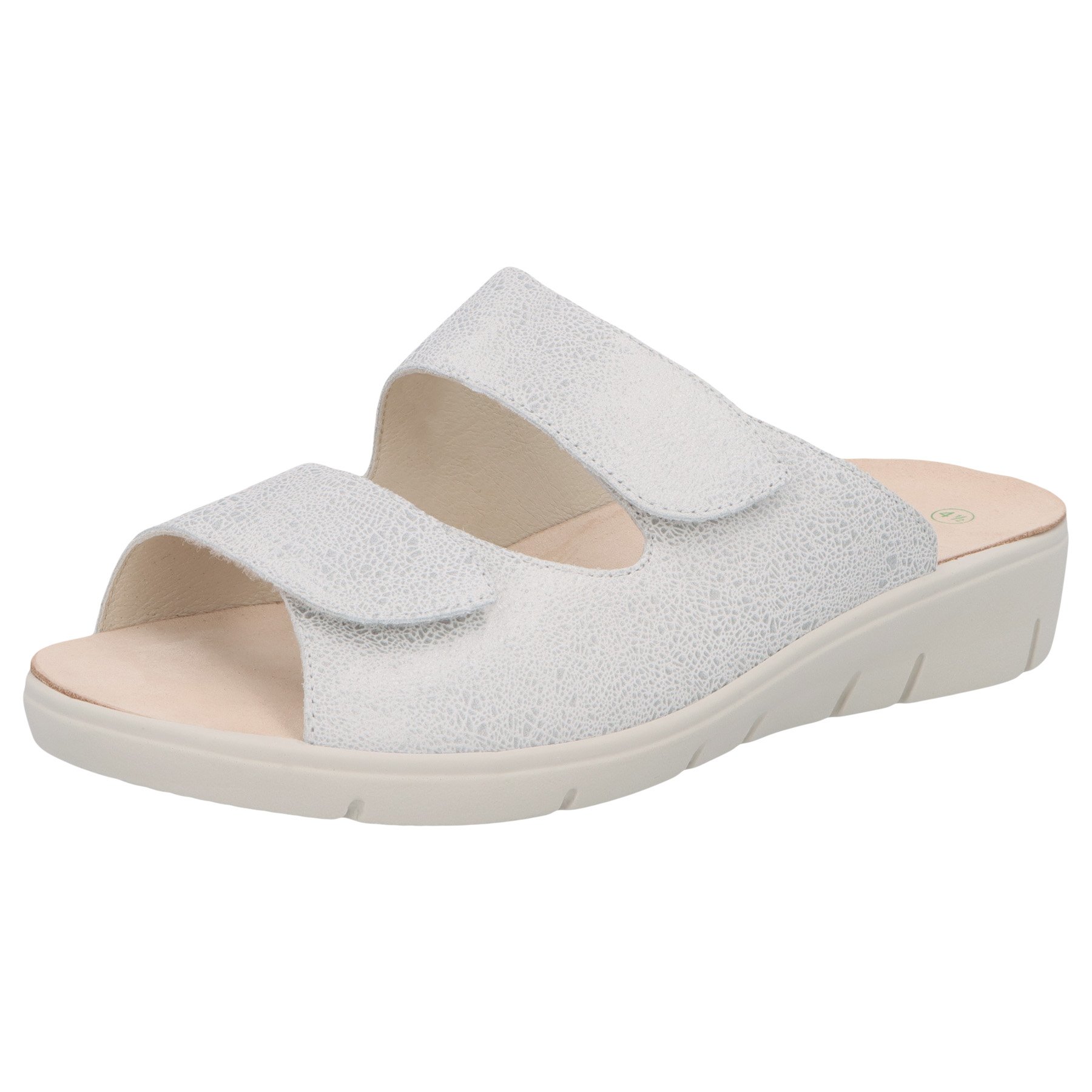 weiße pantolette 3-4 ansicht