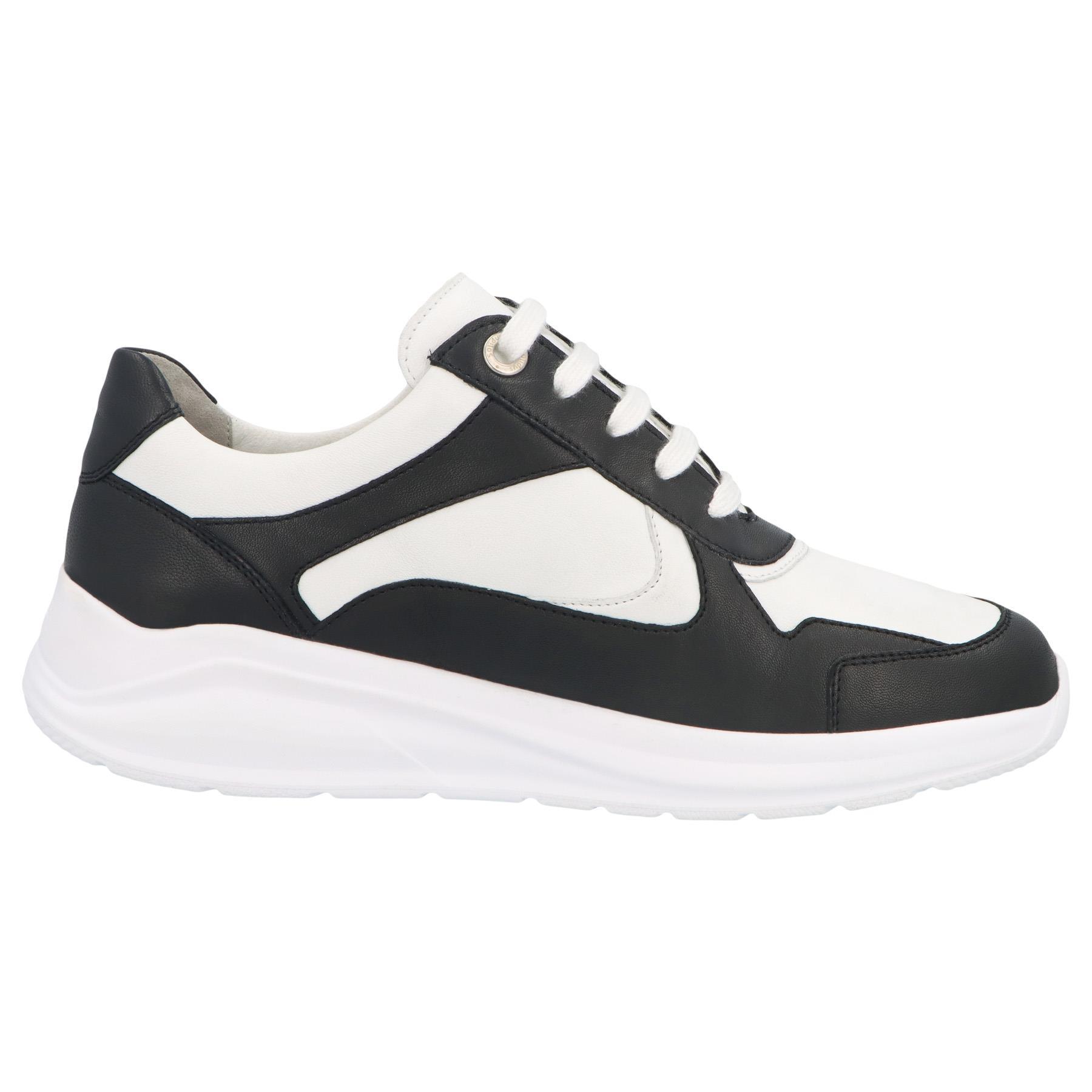 schwarze halbschuh seitenansicht rechts