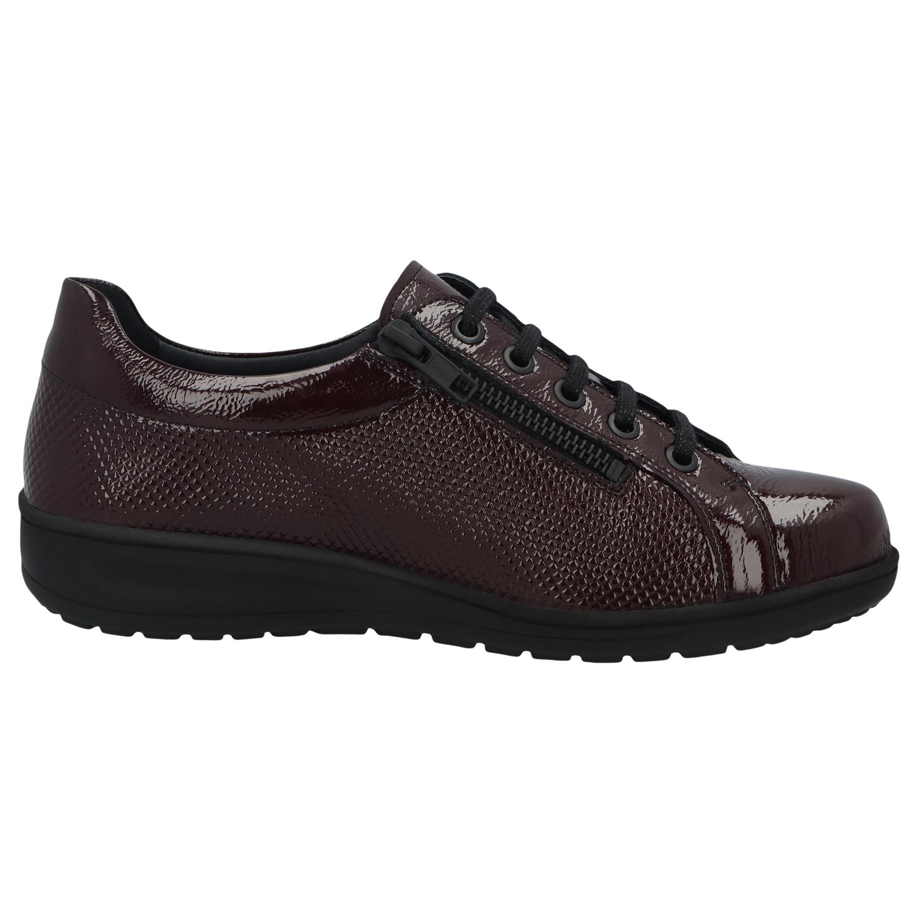 rote halbschuh seitenansicht rechts