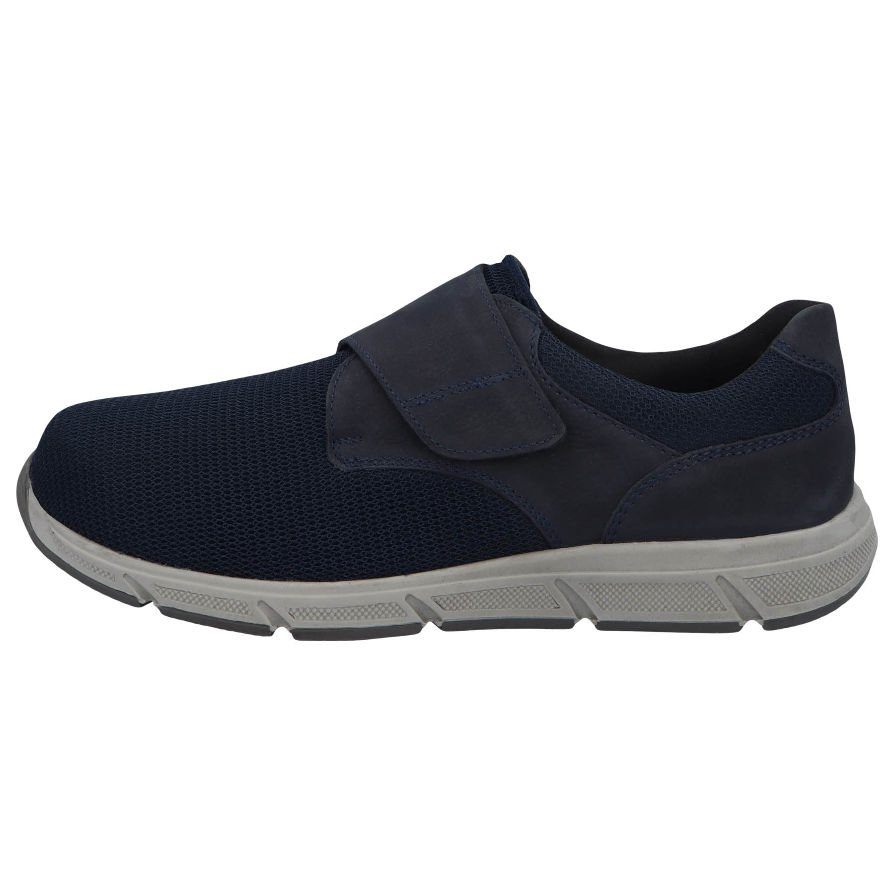 blaue slipper seitenansicht links