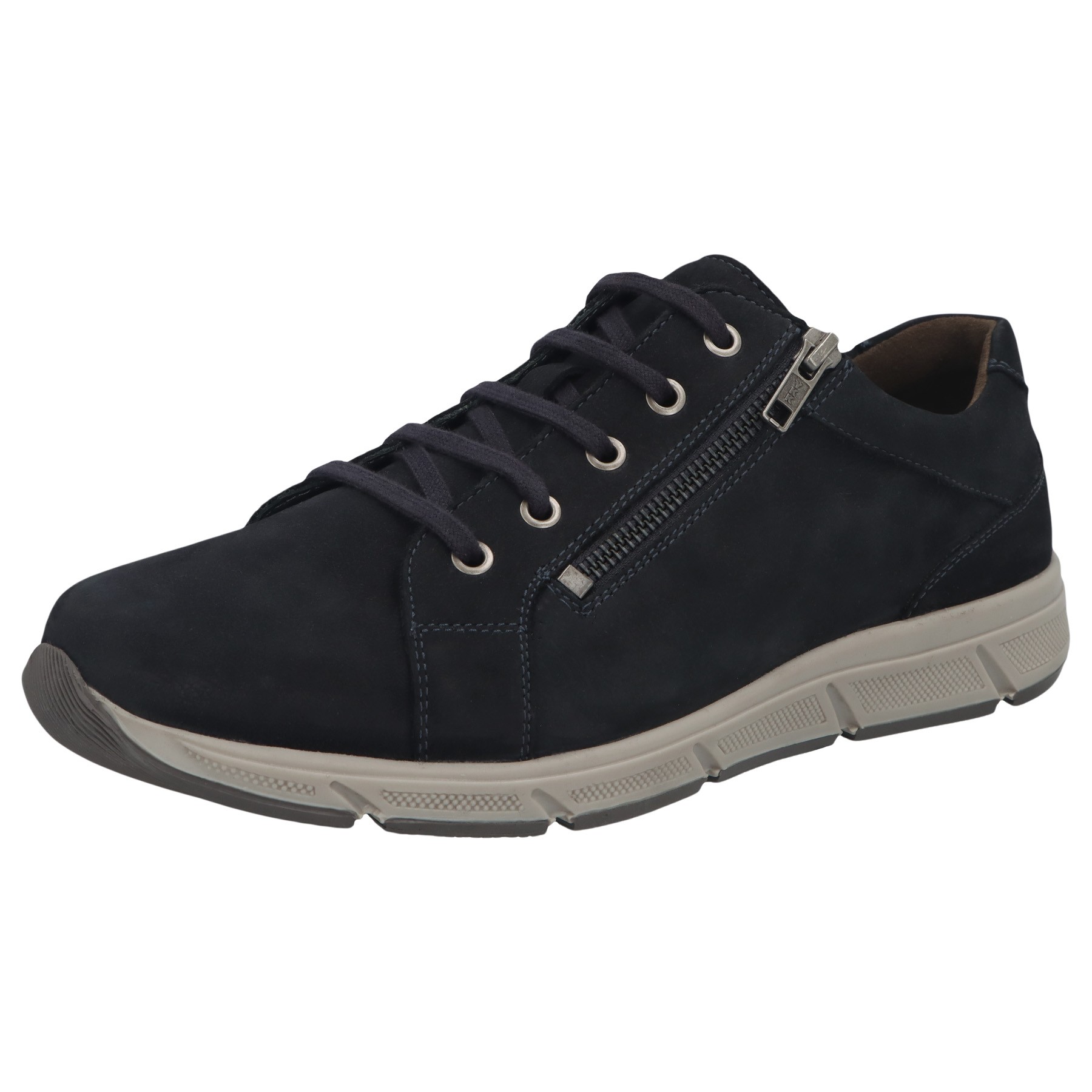blaue halbschuh 3-4 ansicht