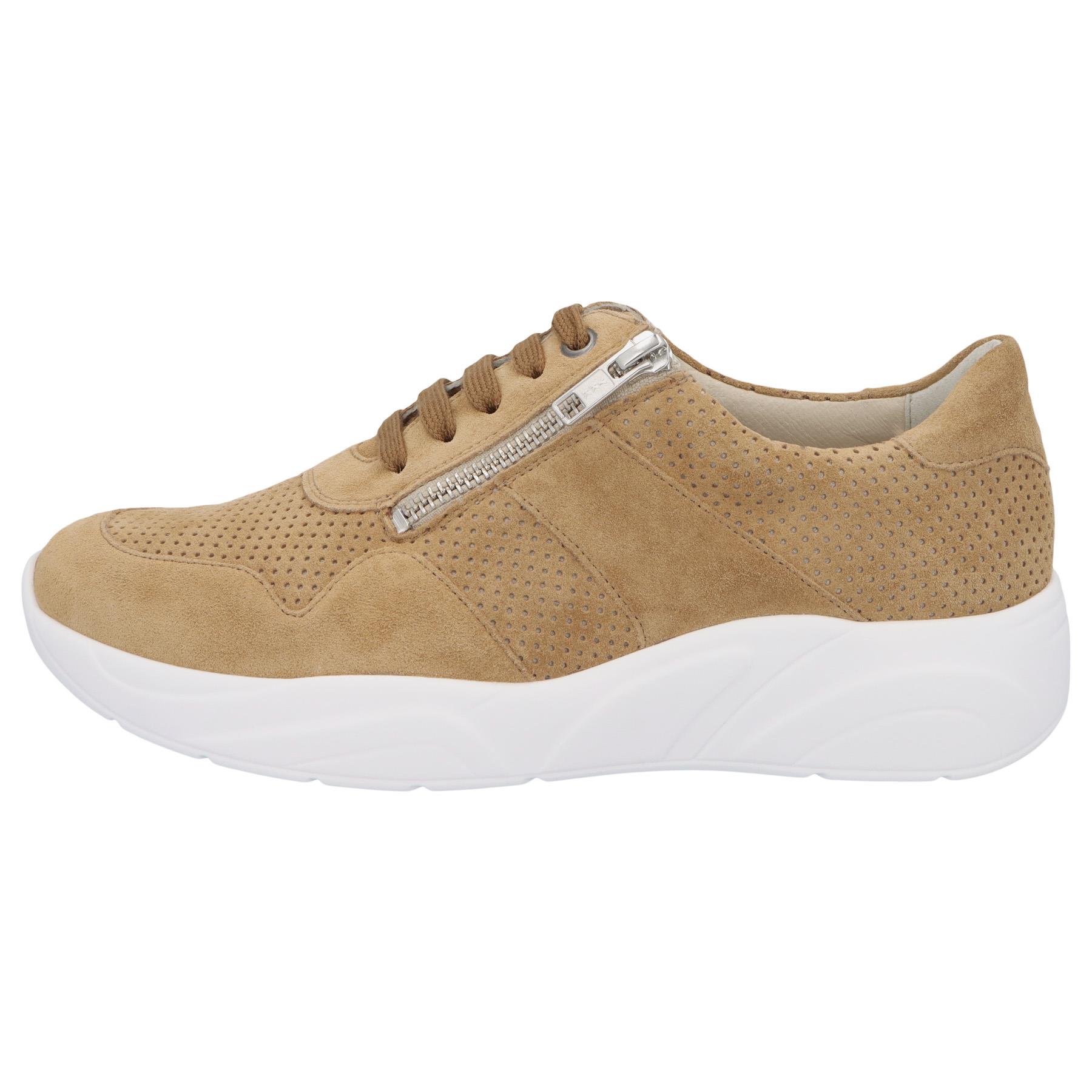 braune halbschuh seitenansicht links