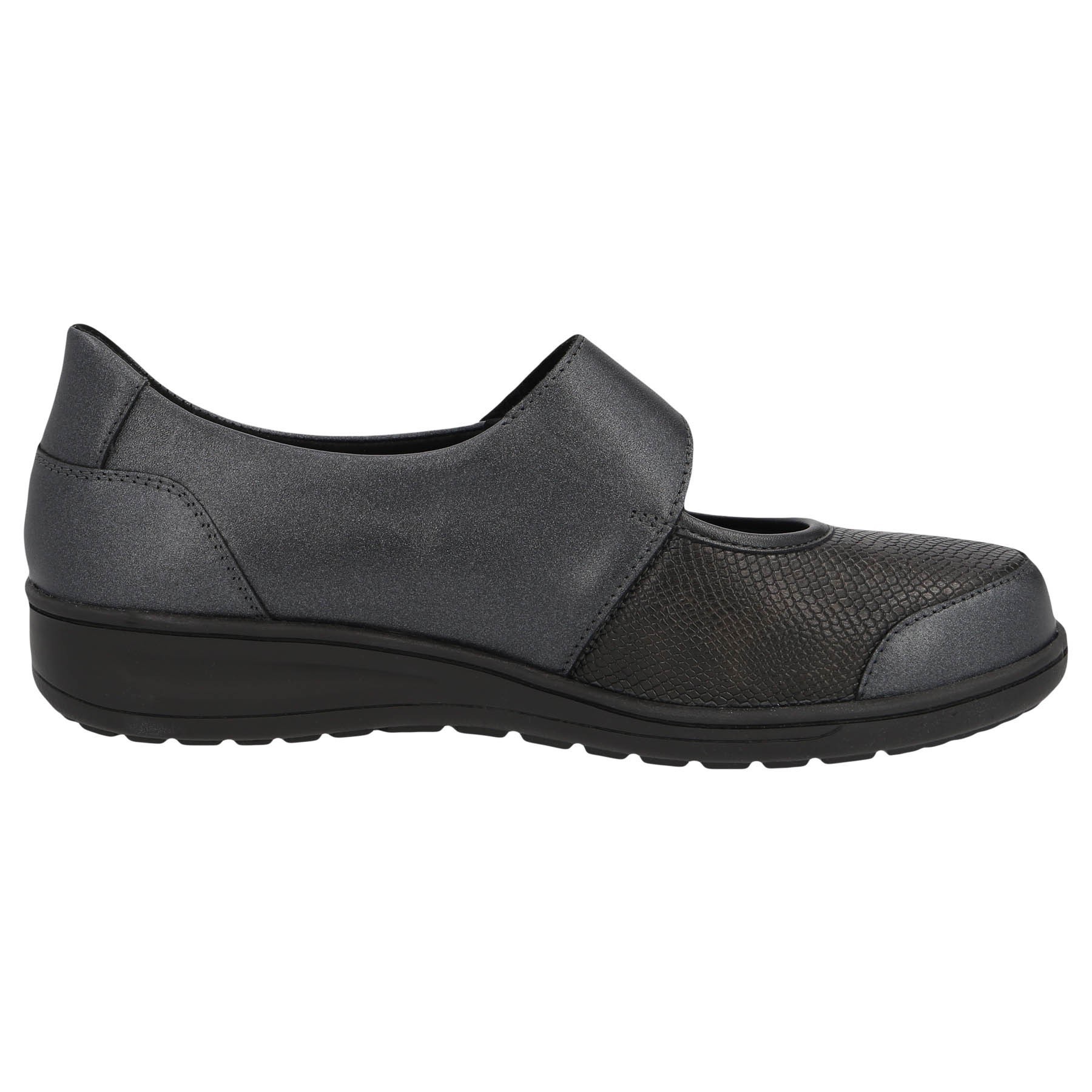graue slipper seitenansicht rechts