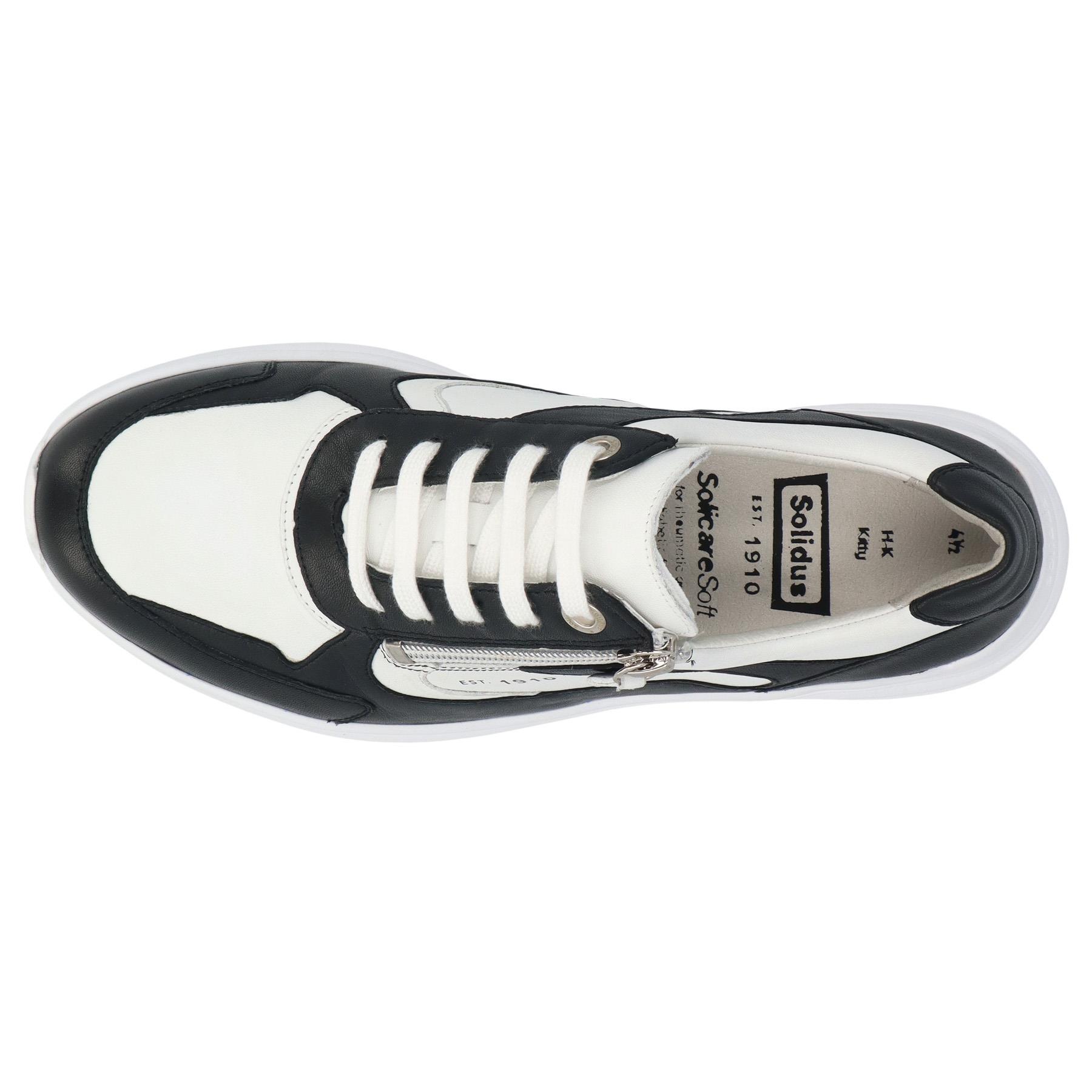 schwarze halbschuh draufsicht