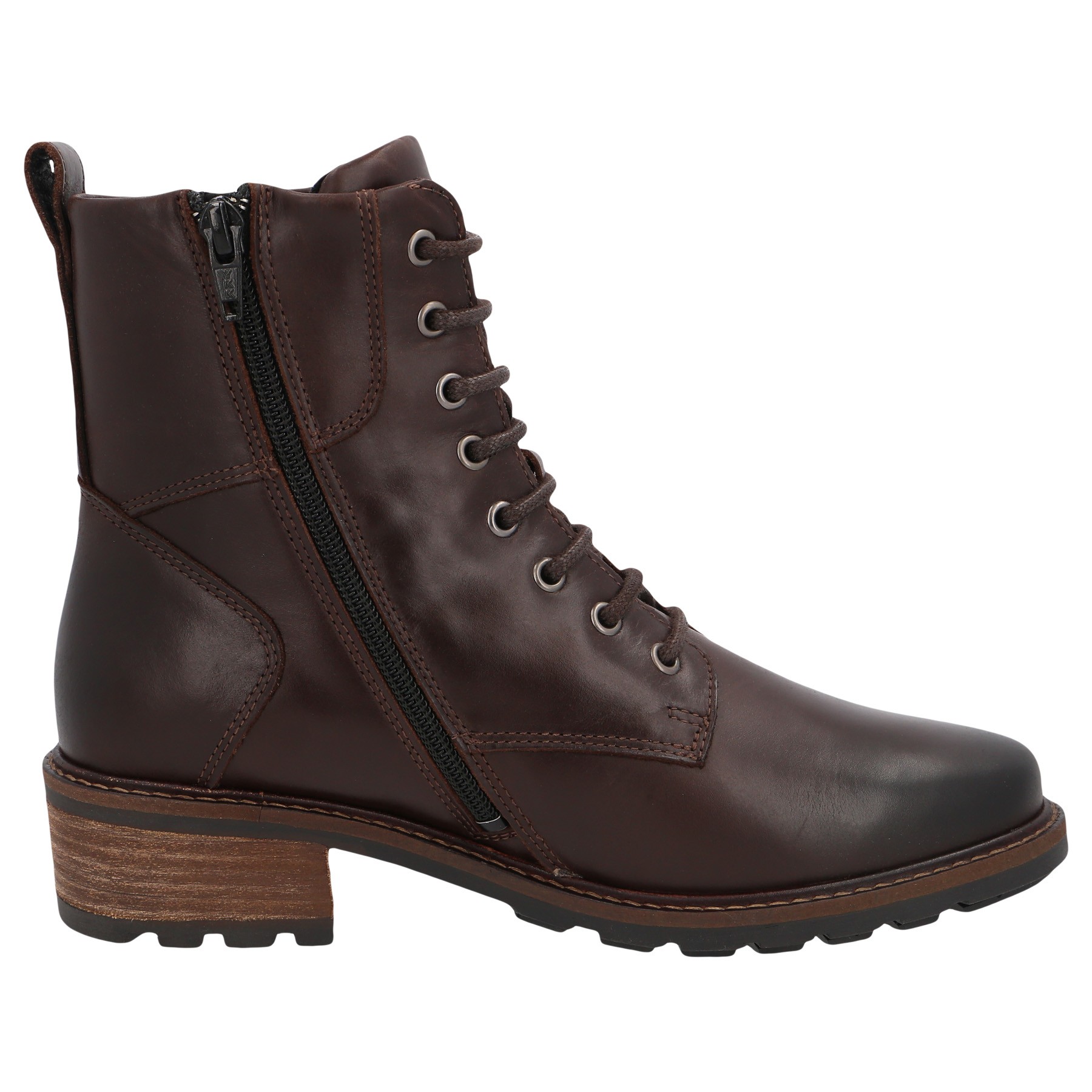 braune stiefel seitenansicht rechts